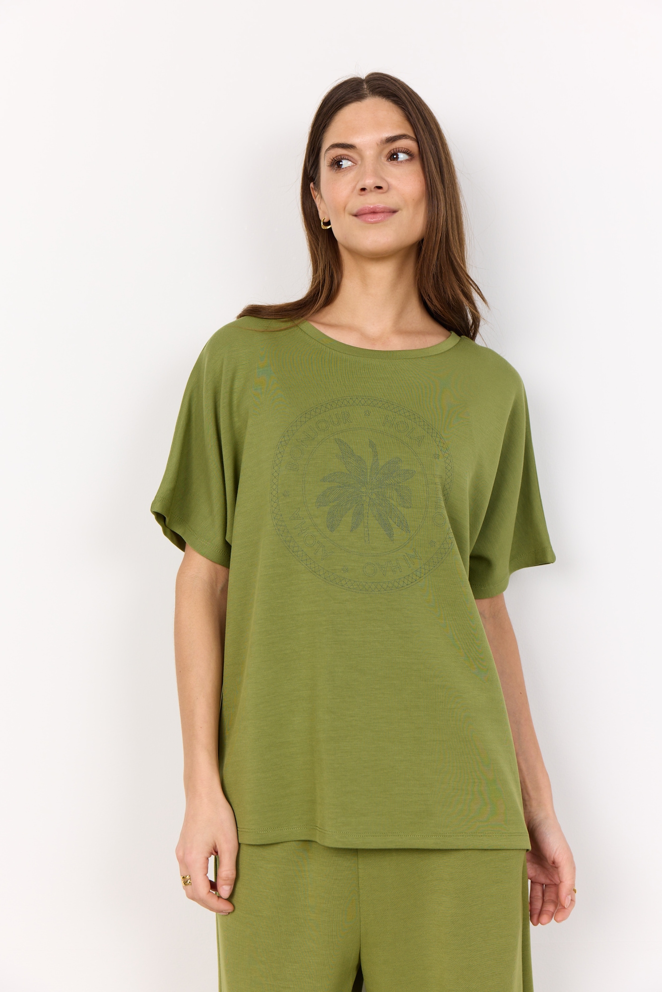 soyaconcept T-Shirt "SC-BANU 230" aus Viskosemischung mit Modal, Polyester und Elasthan, Kurzarm