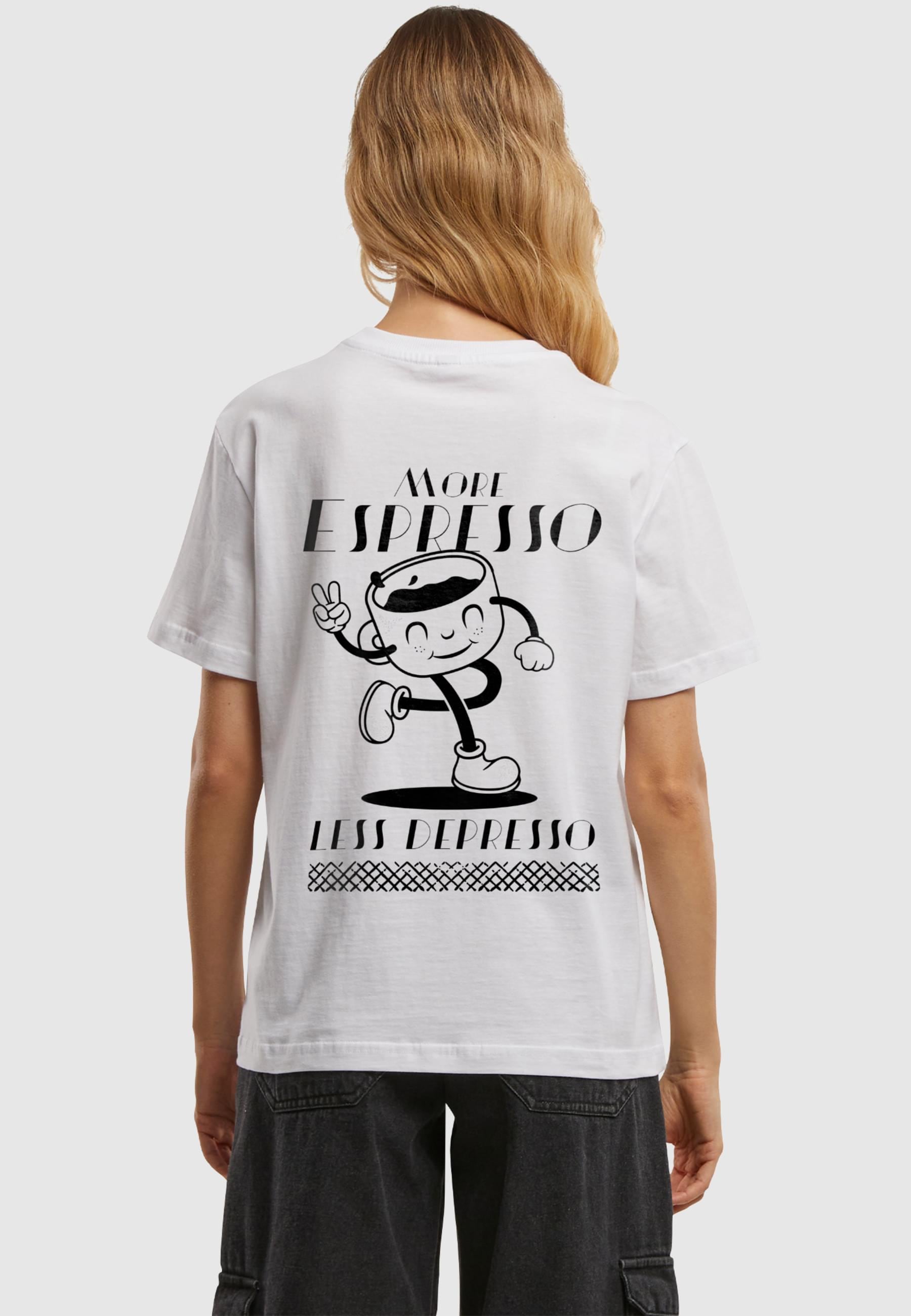 Merchcode T-Shirt »Merchcode Ladies Espresso Tee«, (1 tlg.)