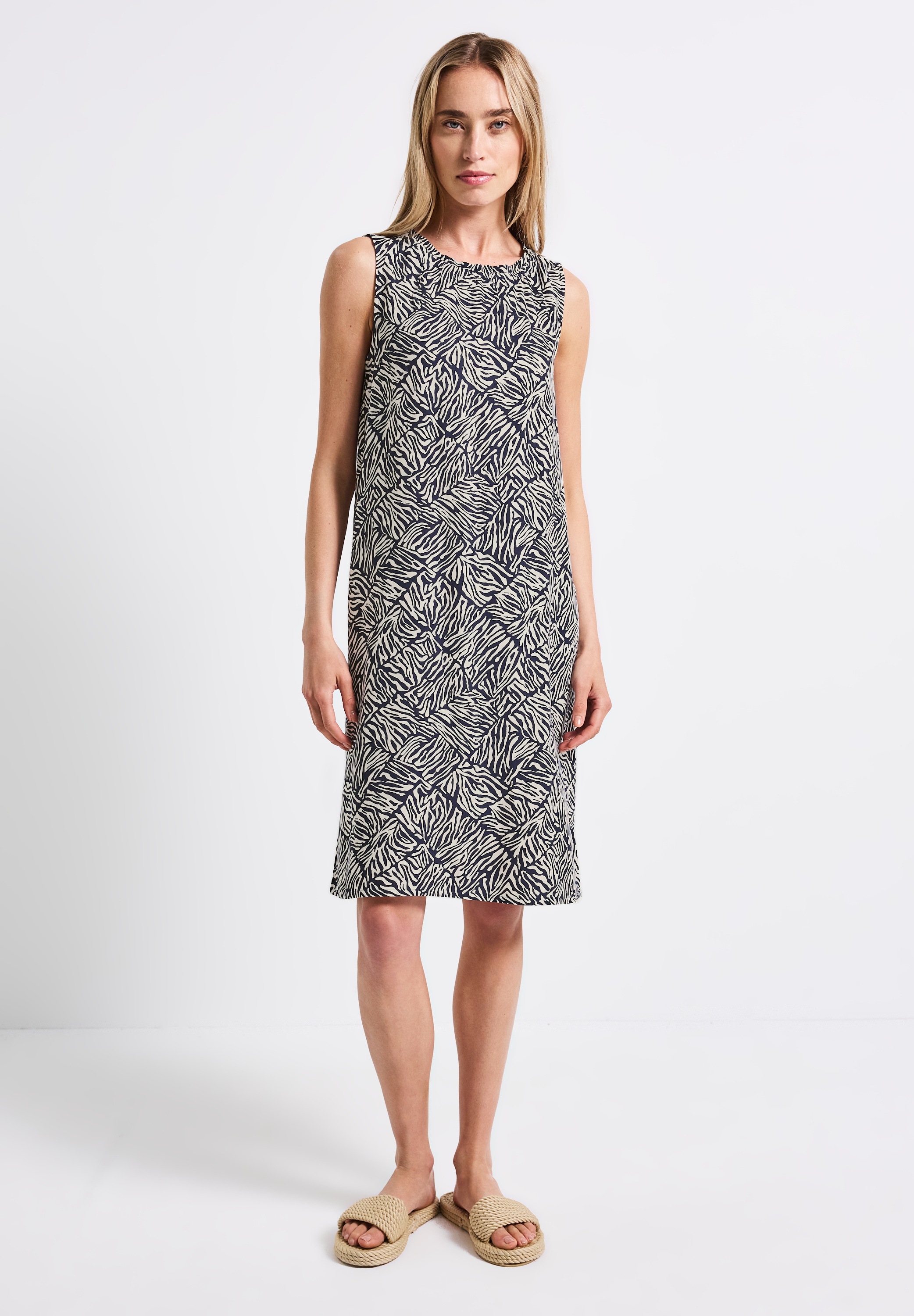 STREET ONE Sommerkleid Ohne Taschen mit allover Print günstig online kaufen