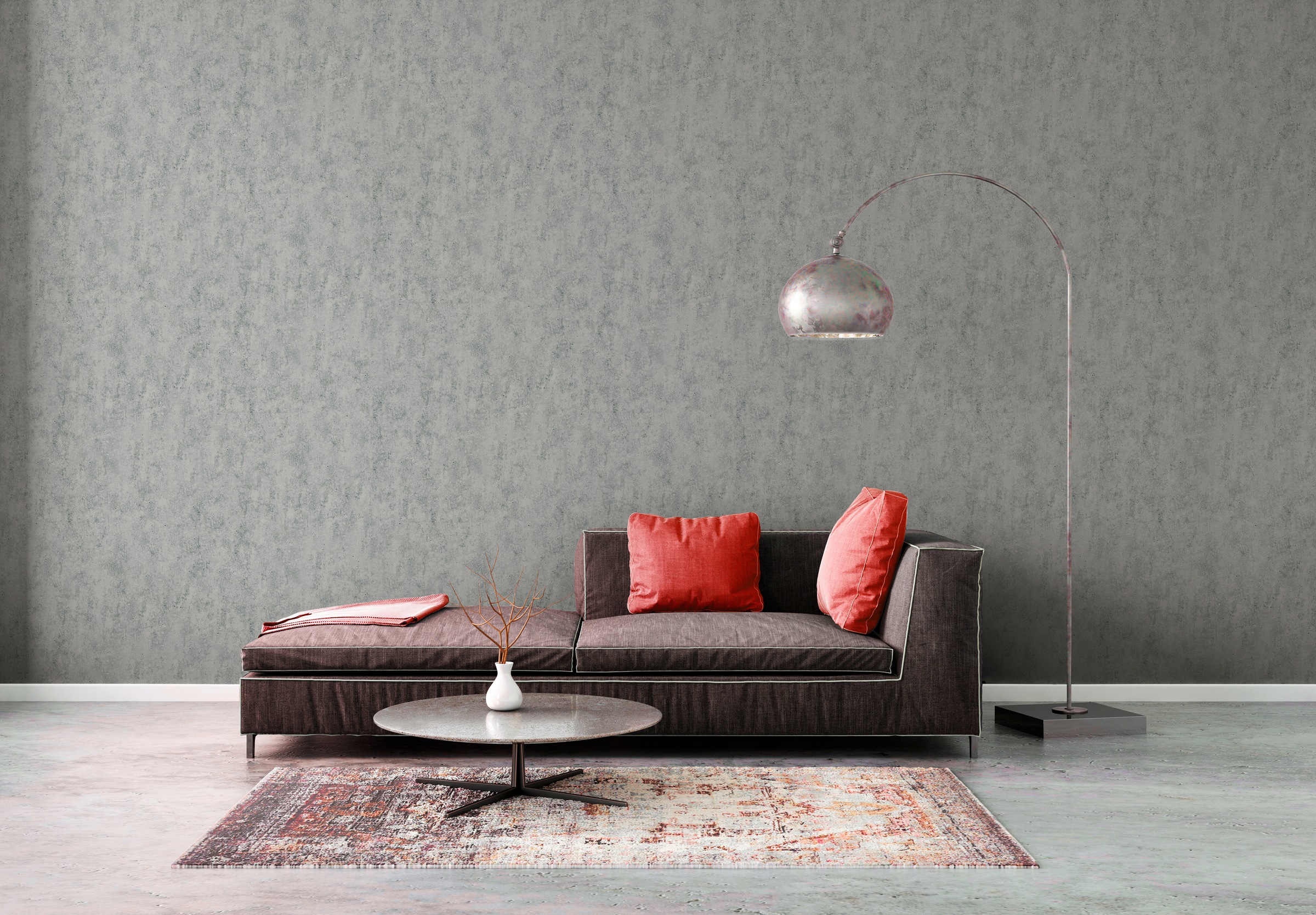 living walls Vliestapete »Beton Concrete & More«, Strukturmuster-gemustert-Motiv, Struktur Tapete Beton Tapeten Wohnzimmer Schlafzimmer Küche Design