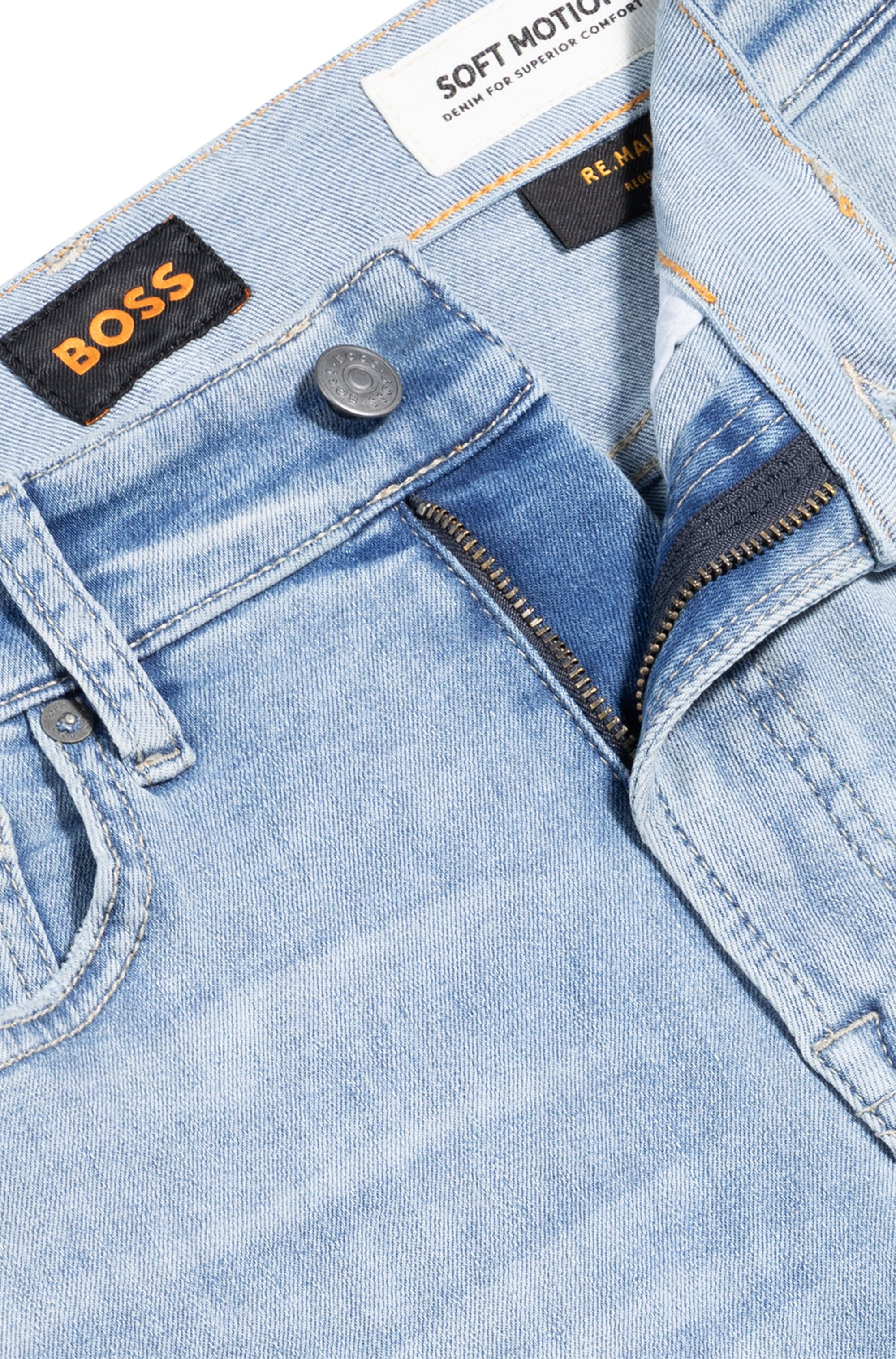 BOSS ORANGE Regular-fit-Jeans »RE.MAINE BO«, mit BOSS-Lederbadge