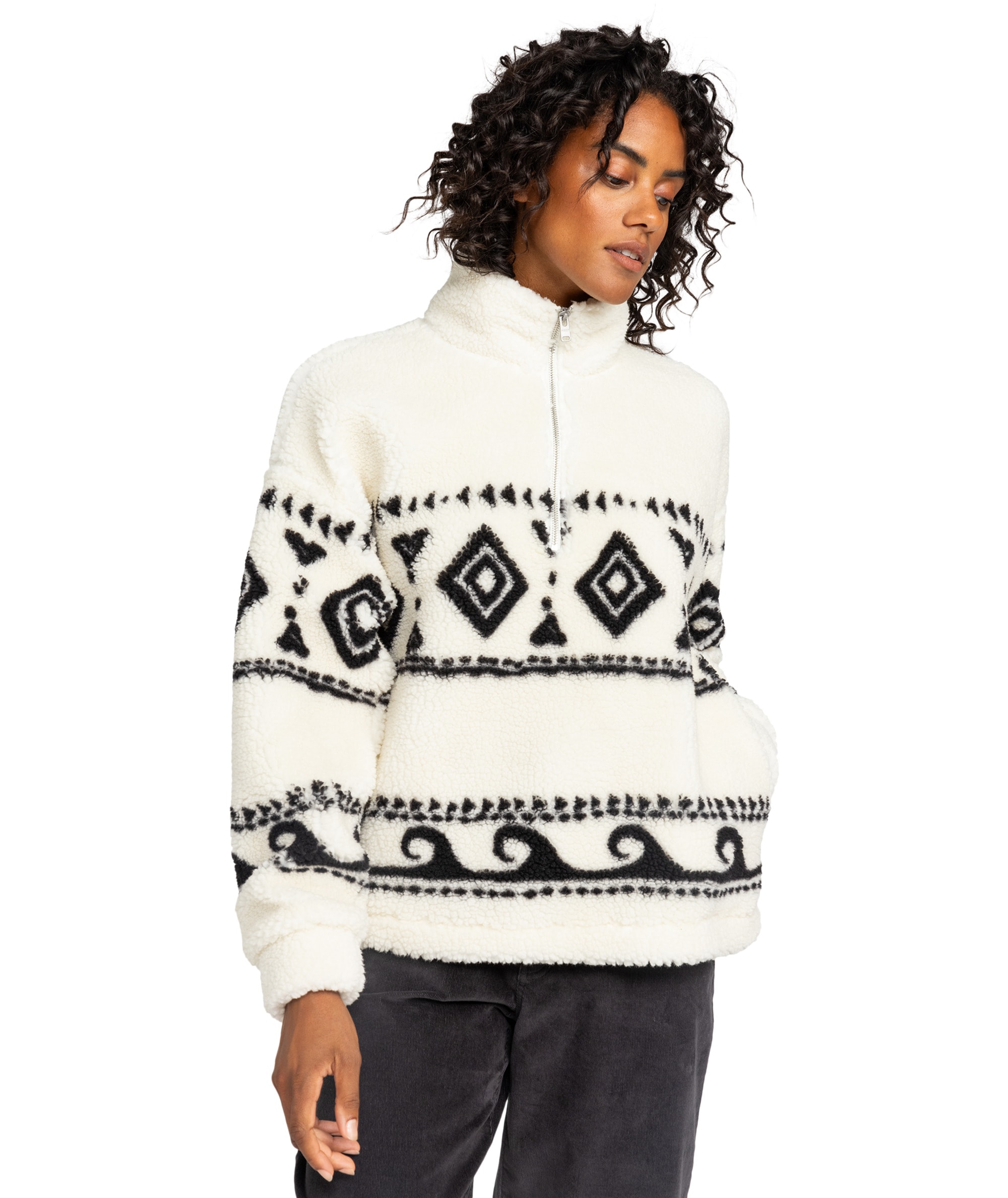 Roxy Strickfleecejacke "TREASURE SOUL" günstig online kaufen