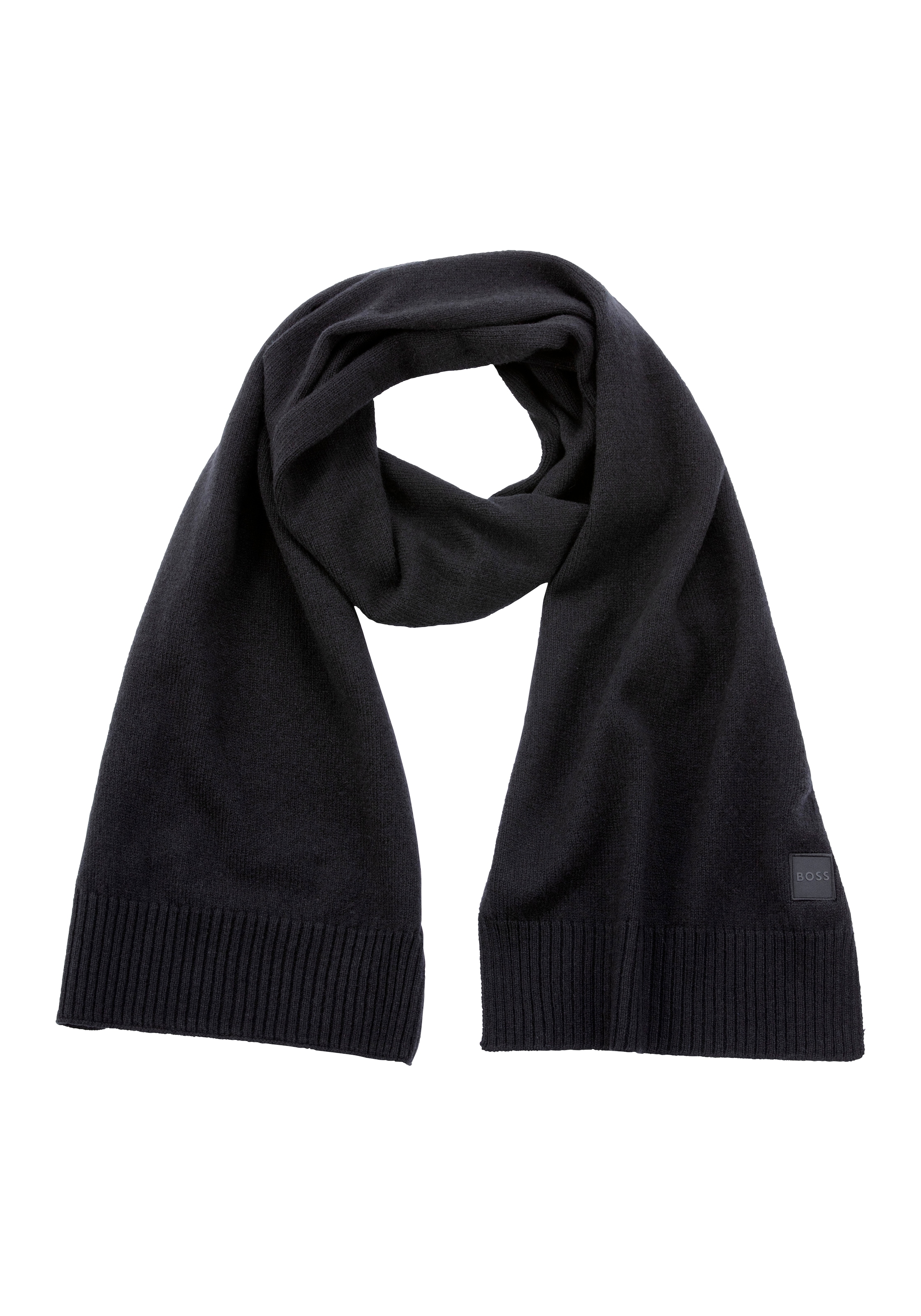 BOSS ORANGE Strickschal "Akaio R Scarf", atmungsaktiv