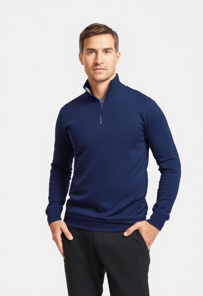 Sweater INDICODE "INPortal", Herren, Gr. M, blau (navy), Sweatware, Obermaterial: 60% Baumwolle, 40% Polyester, unifarben, regular fit hüftlang, Rundhals, Rippbündchen, Sweatshirts Sweater 3