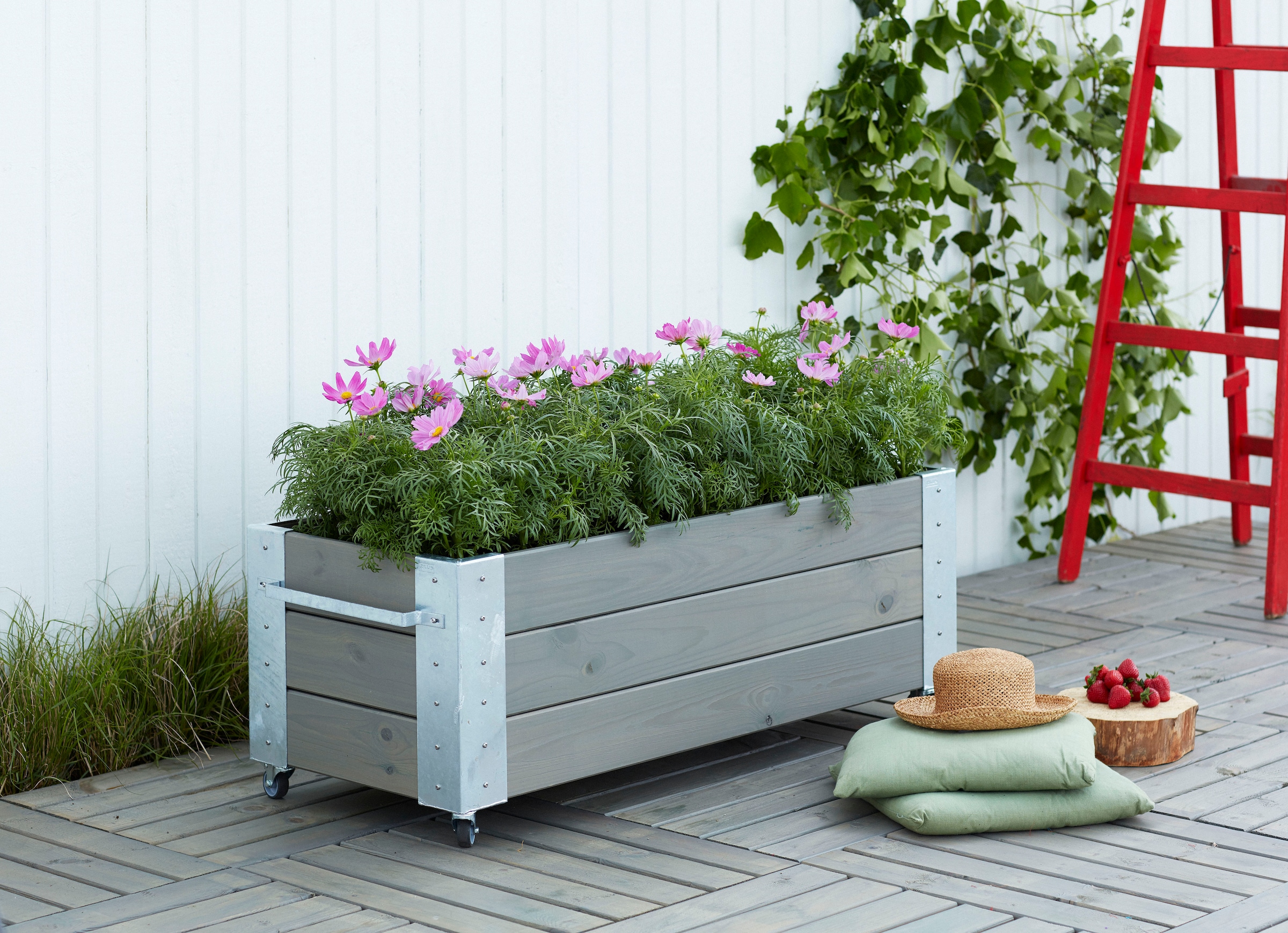 PLUS Blumenkasten »Cubic«, BxTxH: 50x120x45 cm