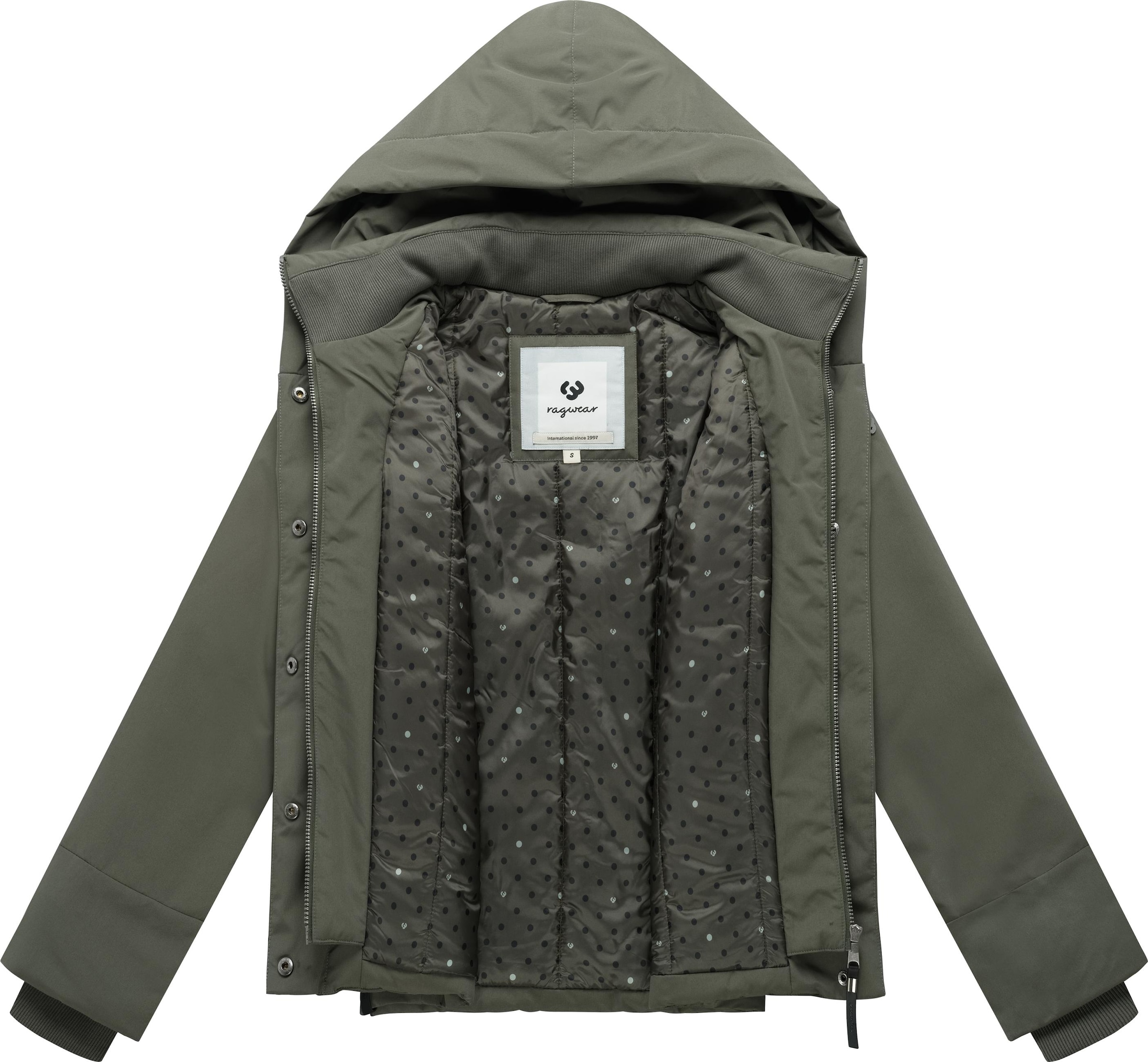 Ragwear Winterjacke »Nattana Y« mit Kapuze Winter Damen Jacke mit verdeckter Frontleiste
