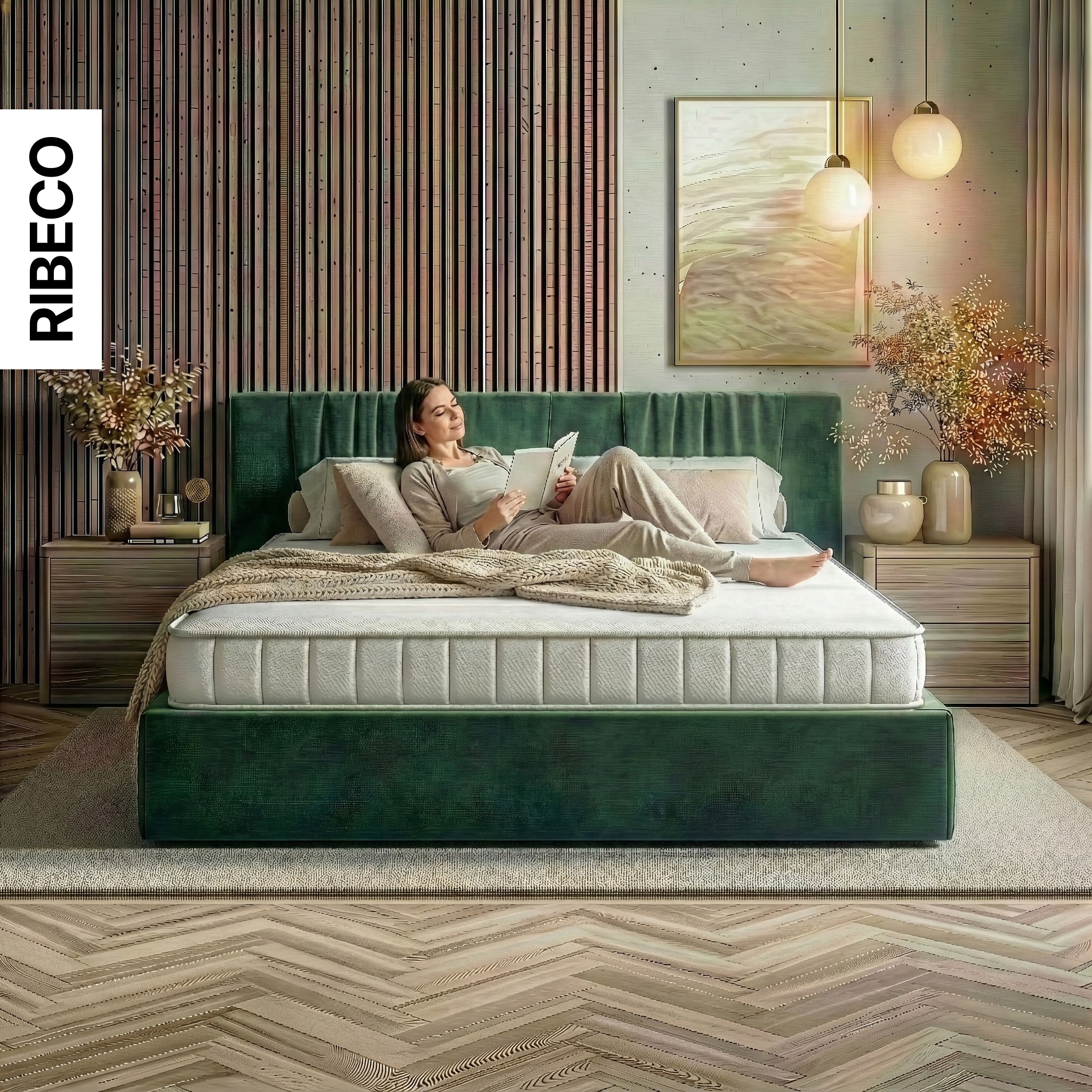 RIBECO Komfortschaummatratze "Omega, Wendematratze, 90x200, 140x200 cm und günstig online kaufen