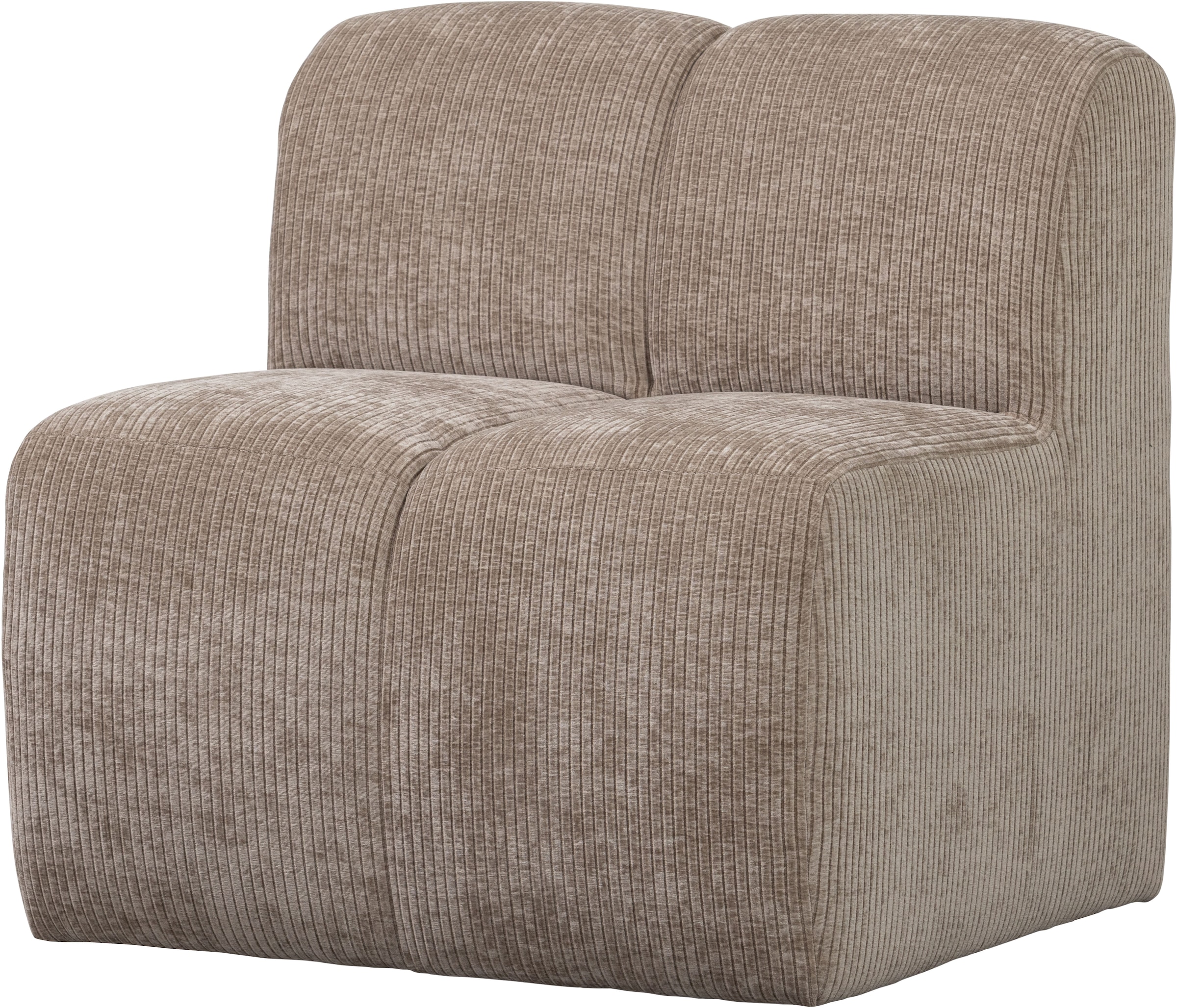 WOOOD Sofa-Mittelelement »Mojo mit Jacquard-Rippenbezug B 84 x T 73 x H 83 cm« Ausgezeichnete Verschleißfestigkeit, kombinierbar, Tragkraft 120 kg