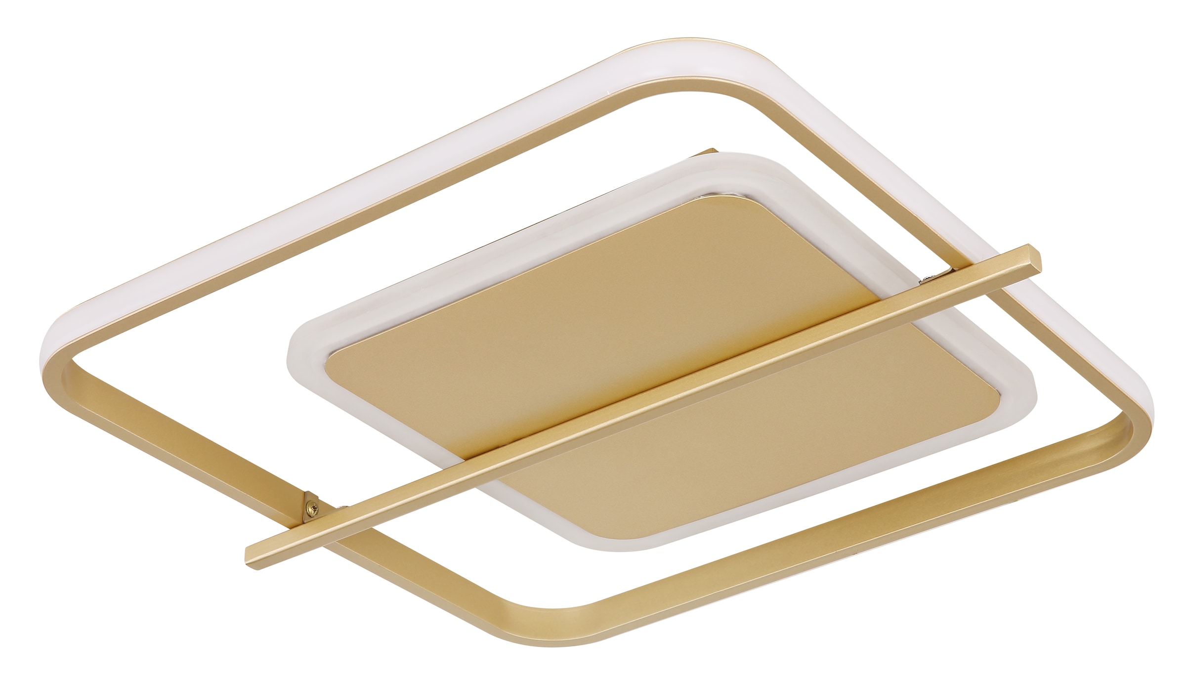 GLOBO LIGHTING LED Deckenleuchte »REBALL«, Leuchtmittel LED-Modul | LED fest integriert, Deckenlampe/LxBxH: 400x360x50mm/Wohnzimmer/Schlafzimmer/modern