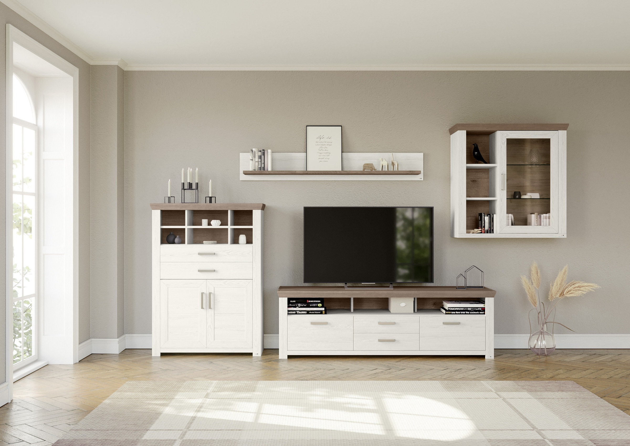 set one by Musterring Wohnwand "York" 4 Stk. tlg. günstig online kaufen