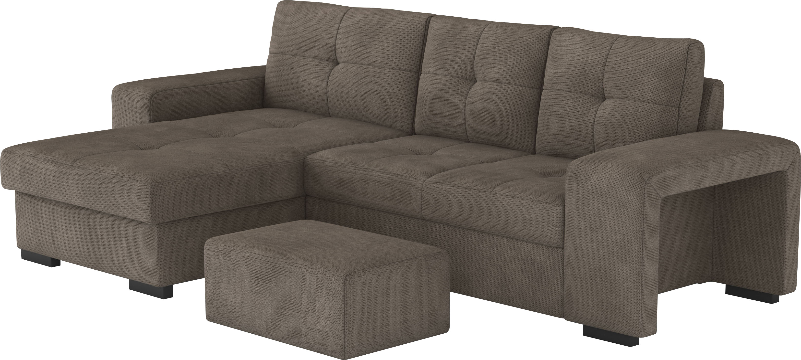 Thumbnail - COTTA Ecksofa "Mattina L-Form" mit Hocker, wahlweise mit Bettfunktion & Bettkasten