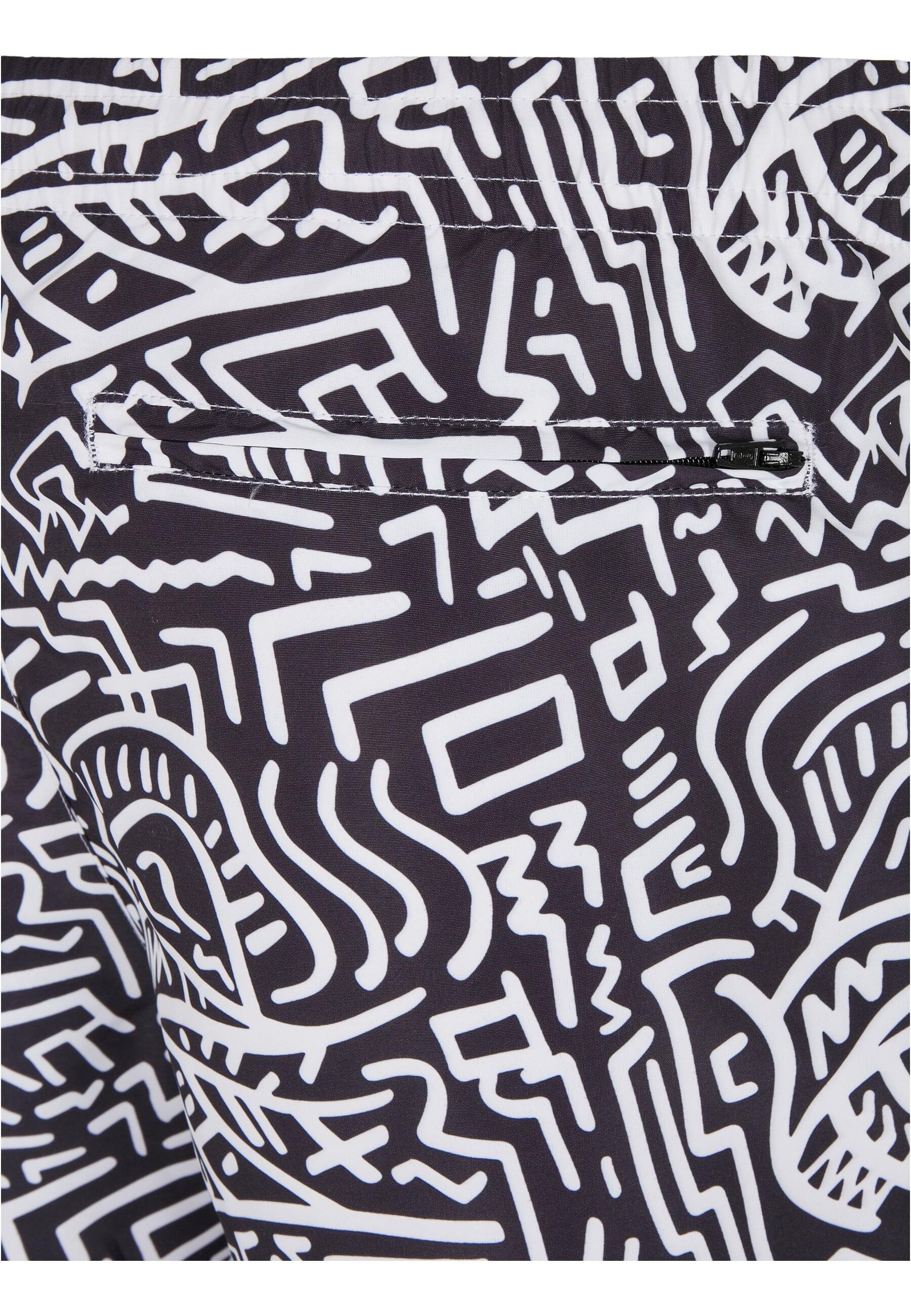 URBAN CLASSICS Badeshorts »Urban Classics Herren Pattern Swim Shorts«