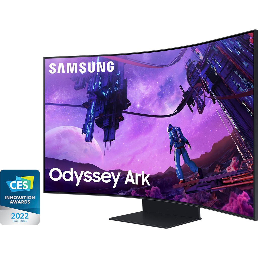 Samsung Curved-Gaming-LED-Monitor »Odyssey Ark S55BG970NU«, 138 cm/55 Zoll, 3840 x 2160 px, 4K Ultra HD, 1 ms Reaktionszeit, 165 Hz