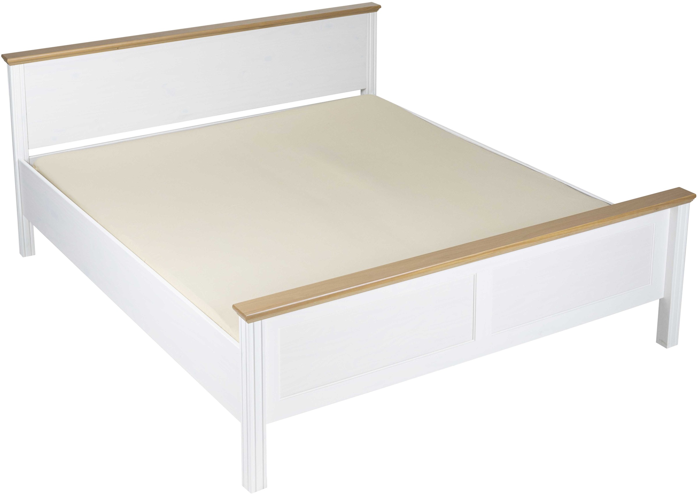 Inter Link Massivholzbett "Bett Maluno" Kiefer Massiv, ohne Lattenrost, 90/ günstig online kaufen