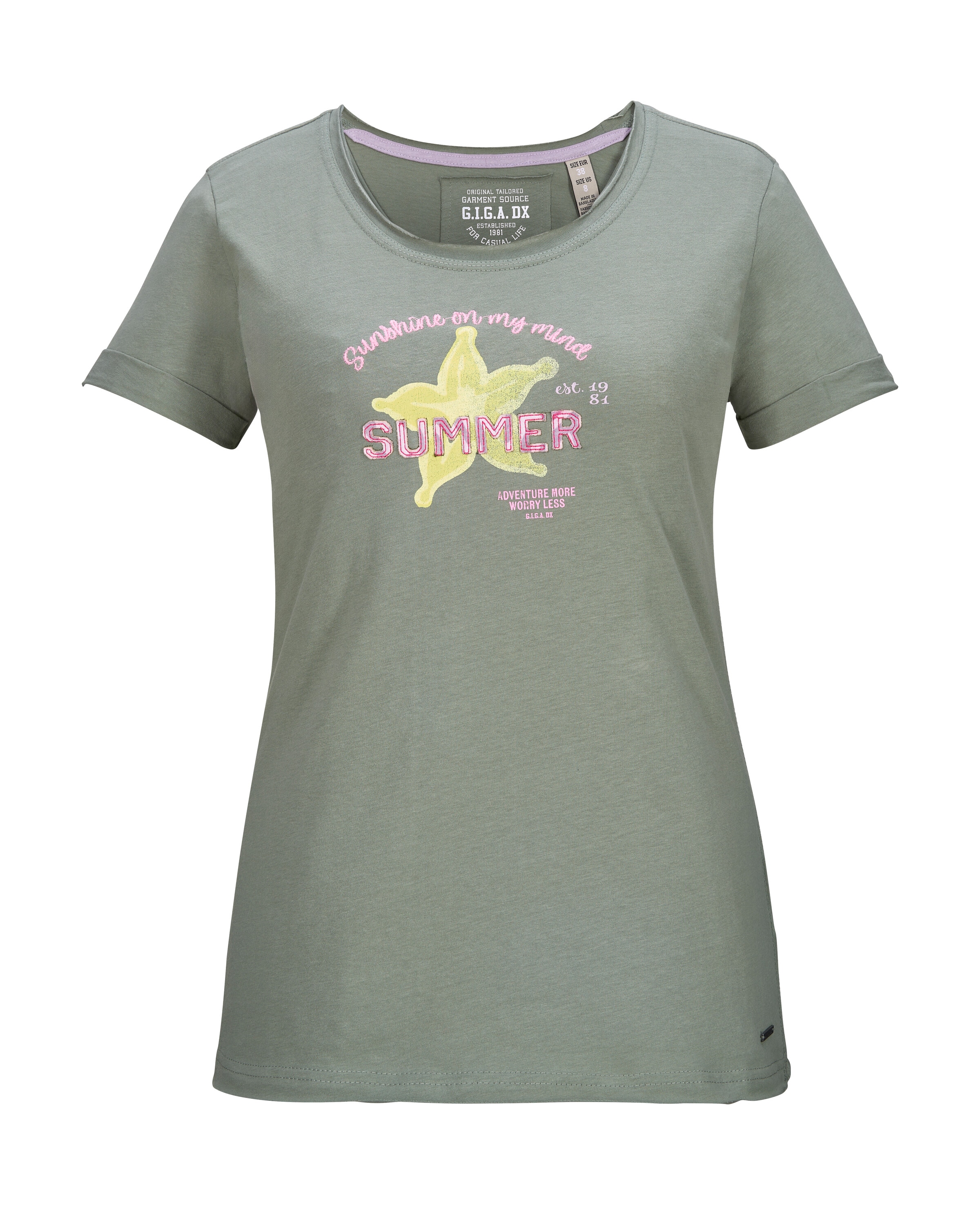 G.I.G.A. DX by killtec T-Shirt "GS 24 WMN TSHRT" 100% Baumwolle, Carbon Fin günstig online kaufen