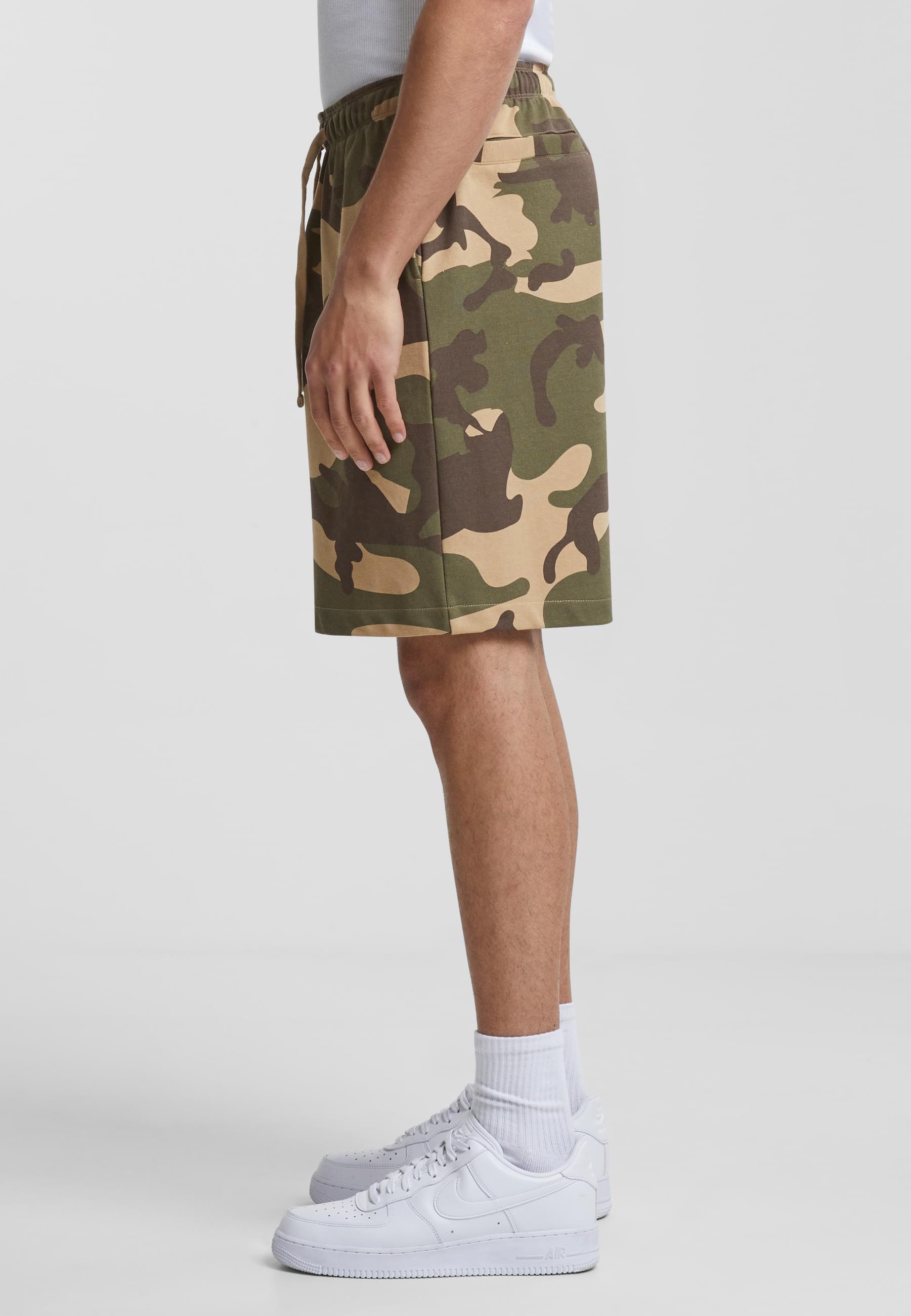 URBAN CLASSICS Shorts »Urban Classics Herren Easy Camo Shorts«, (1 tlg.)