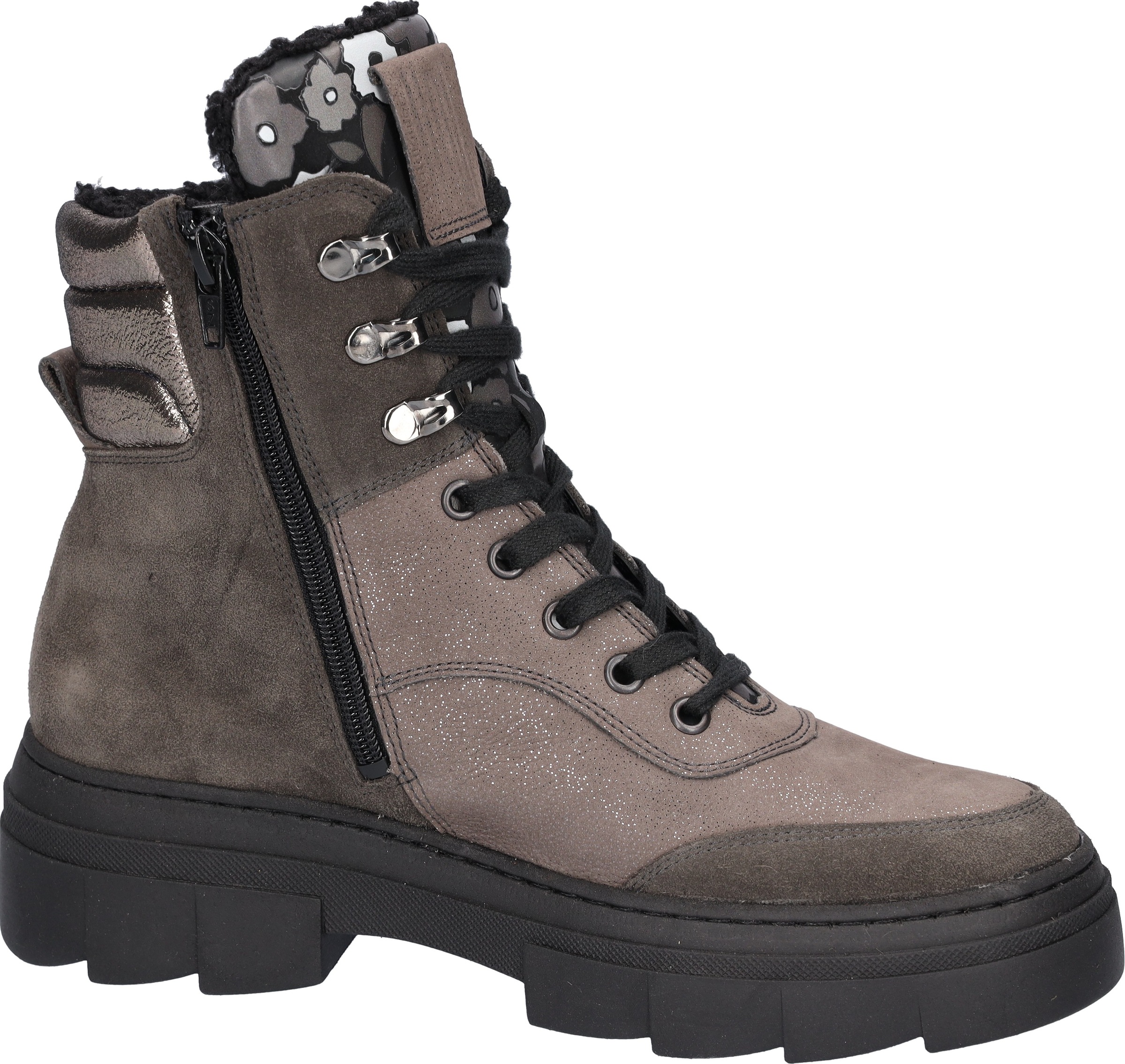 Waldläufer Schnürboots »H-SAIGA«, Schnürstiefelette, Plateauboots in Komfortweite H (= sehr weit)