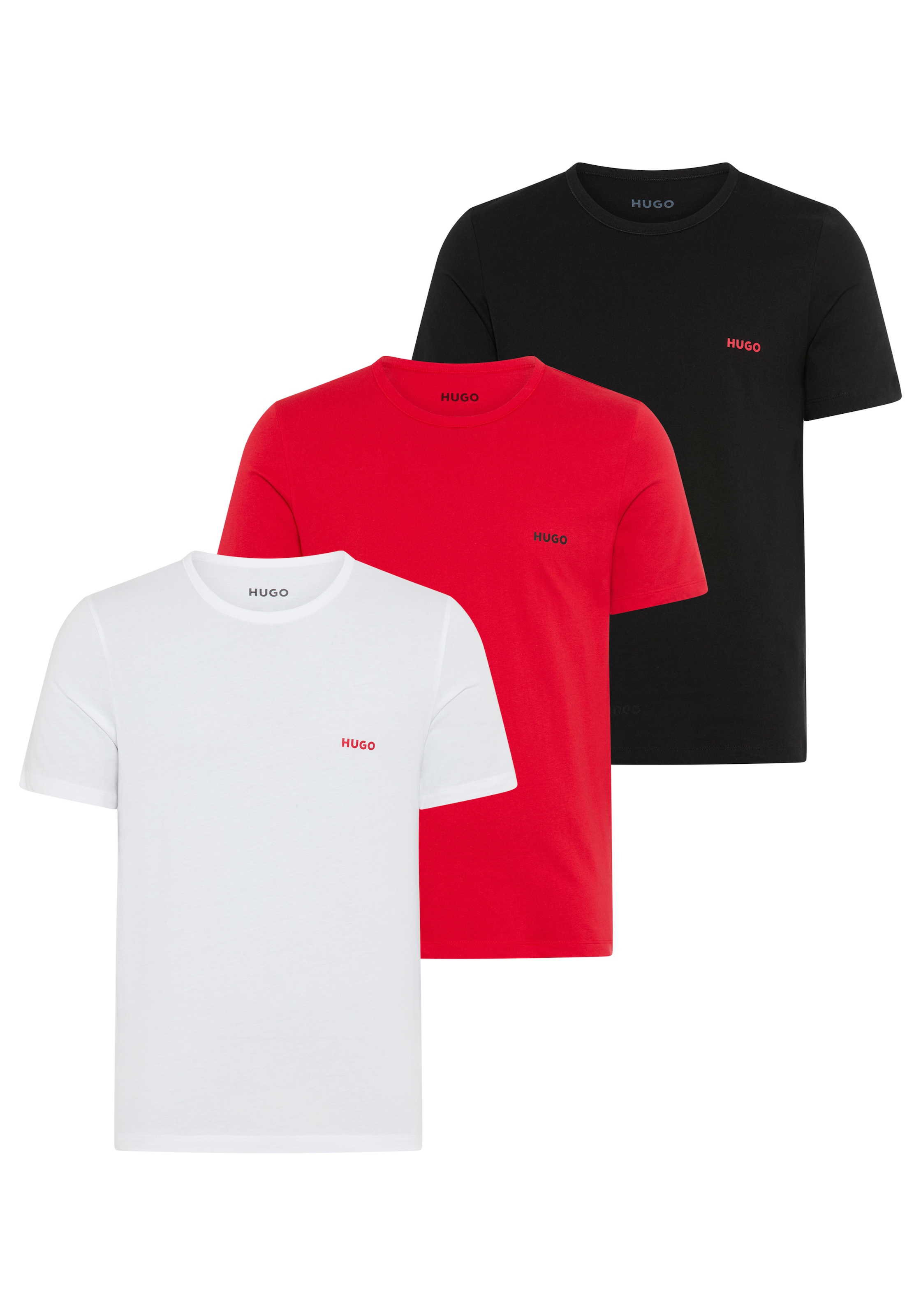 HUGO Underwear T-Shirt "RN TRIPL" Packung, 3 Stk. tlg. mit Rundhalsausschni günstig online kaufen