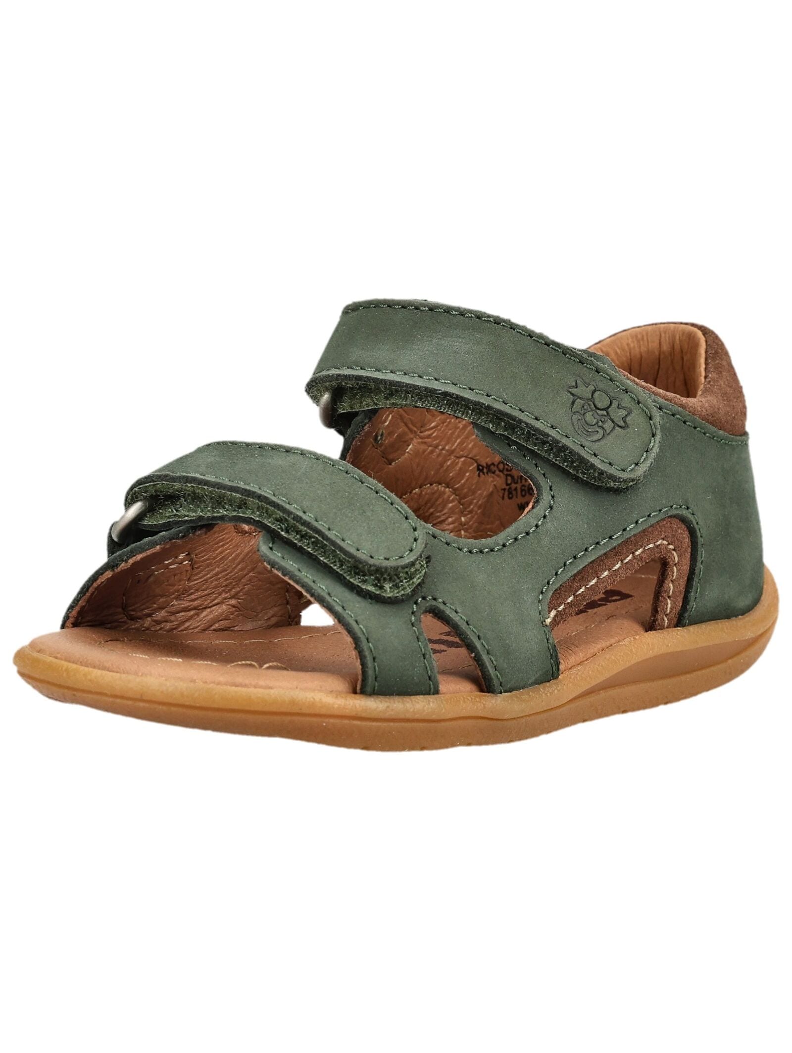 PEPINO Kinder Sandale "Pepino Sandalen Nubukleder", Gr. 24, grün, Nubukleder, Schuhe