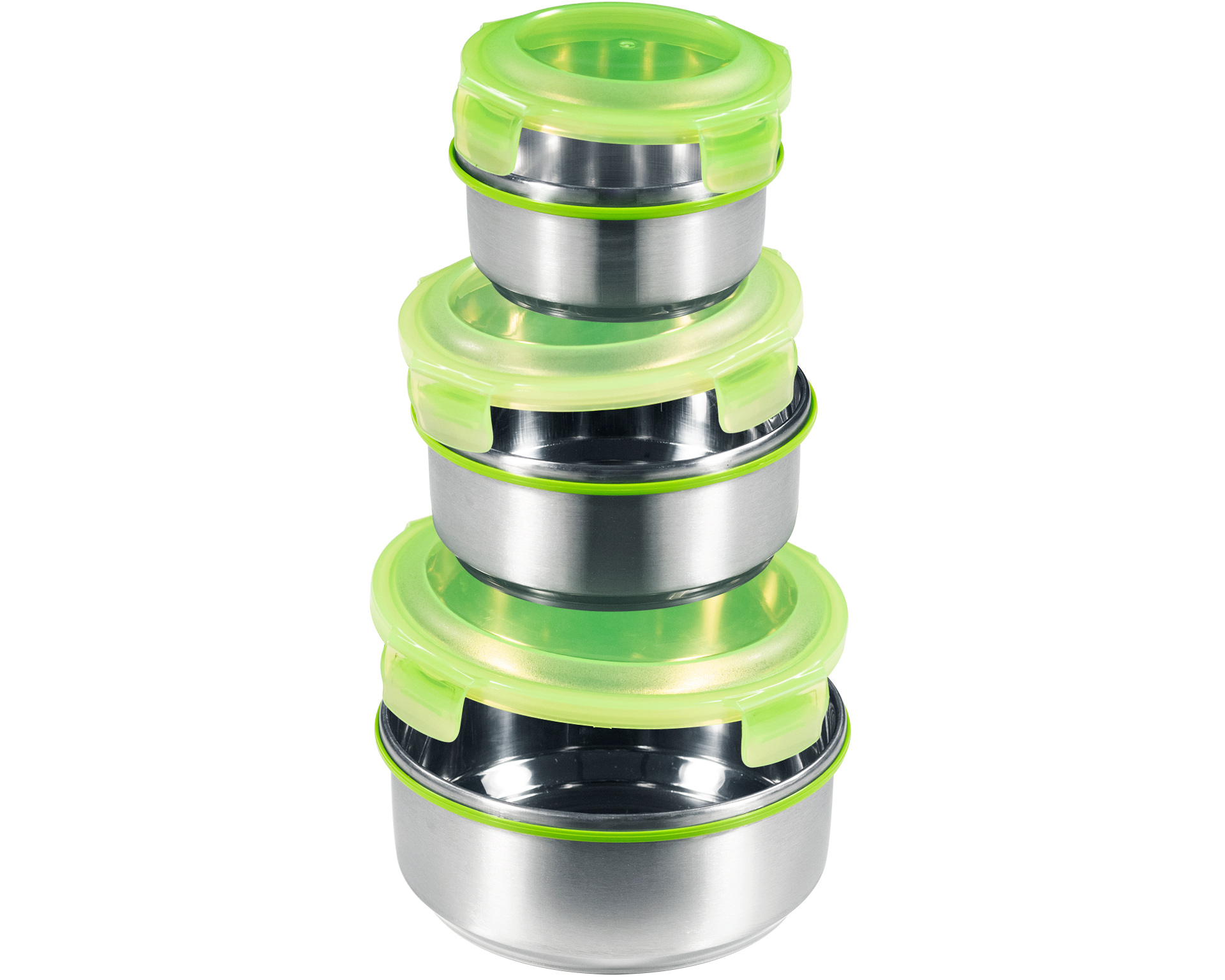 KING "KLICKBOX, Dose inkl. Deckel" luftdicht, Inhalt ca.: 1.200 ml, 650 ml, 350 ml