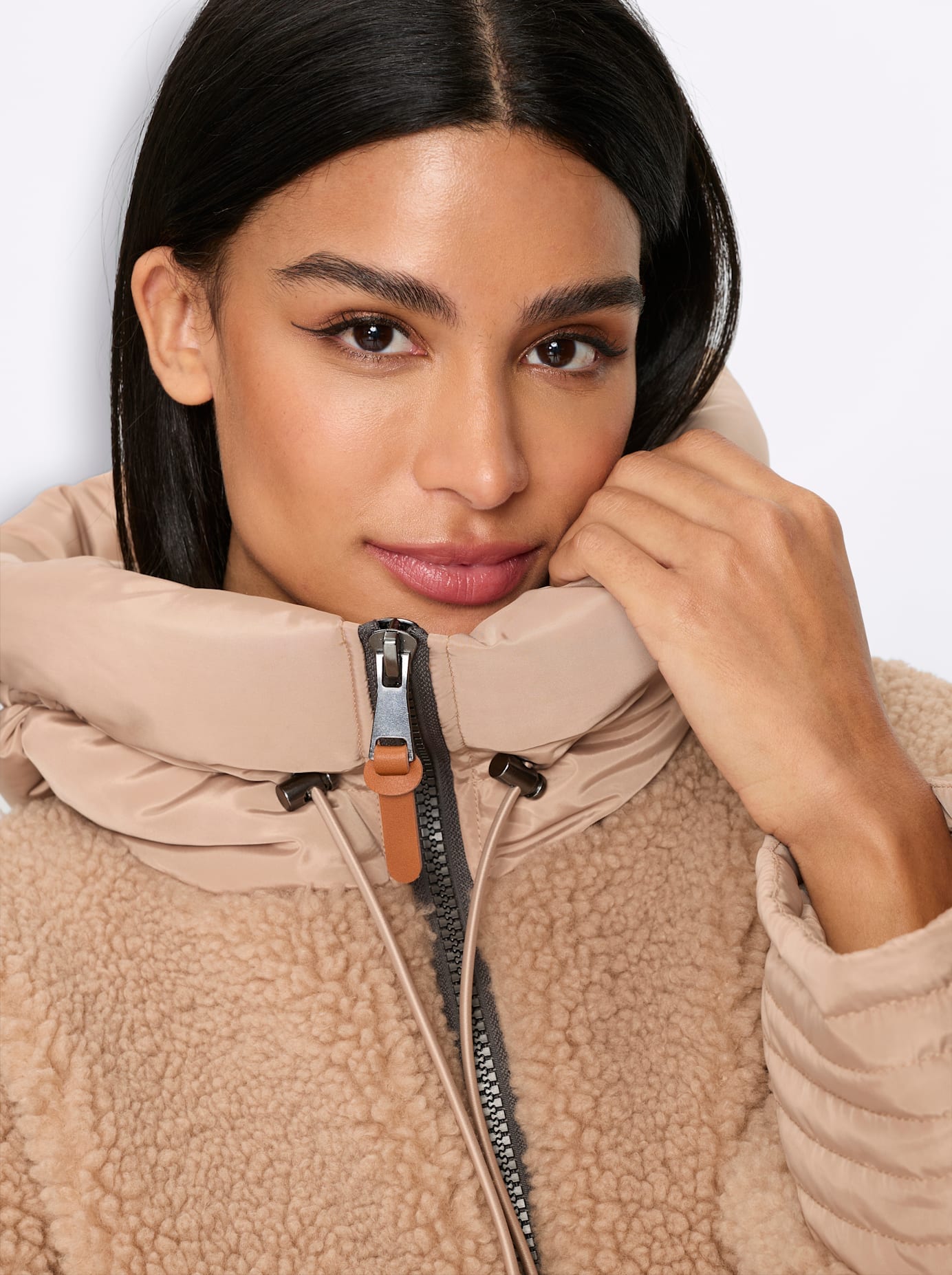 heine Langjacke mit Kapuze