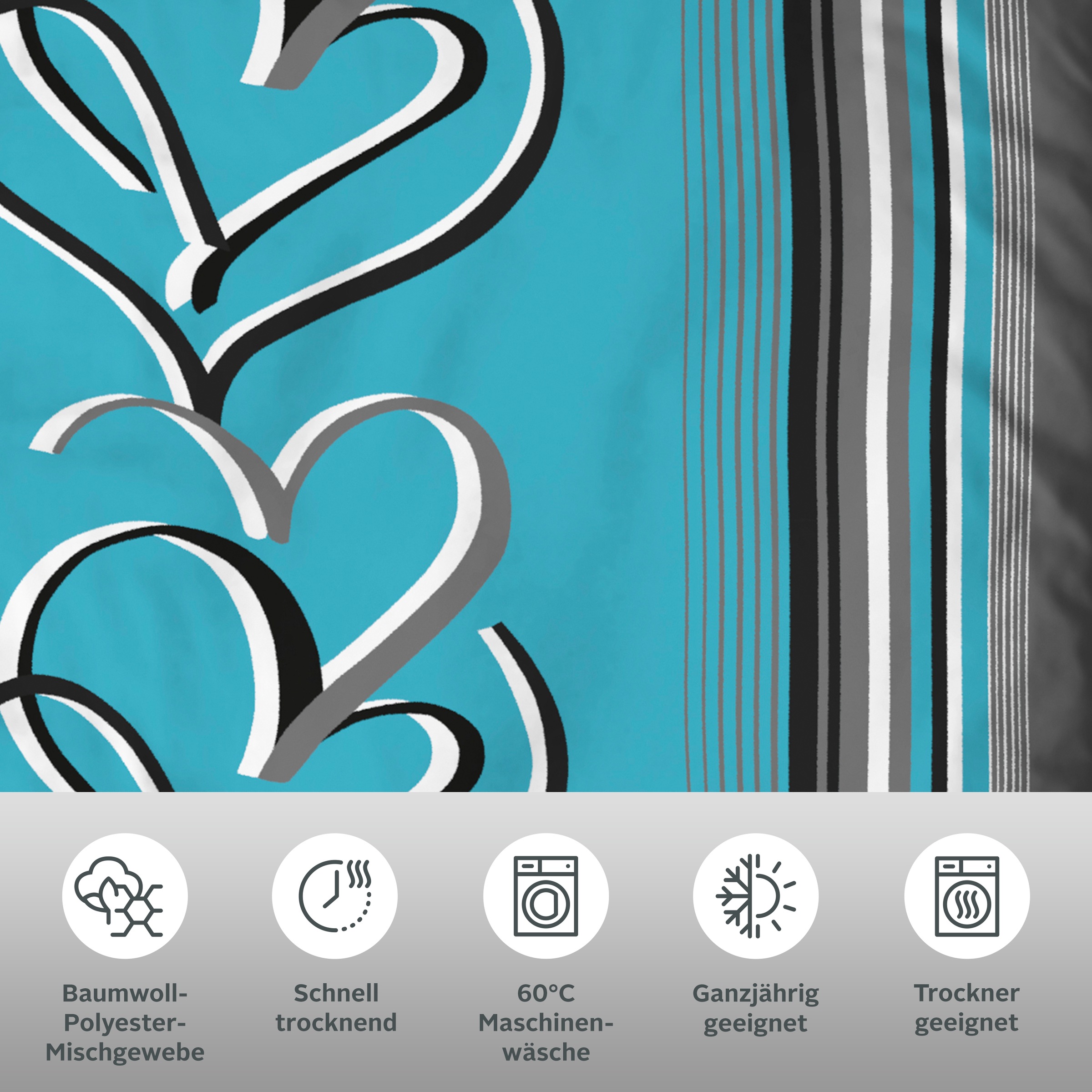 Thumbnail - OTTO home Bettwäsche "Area in Gr. 135x200 oder 155x220 cm" 2 tlg. Bettwäsche in verschiedenen Qualitäten