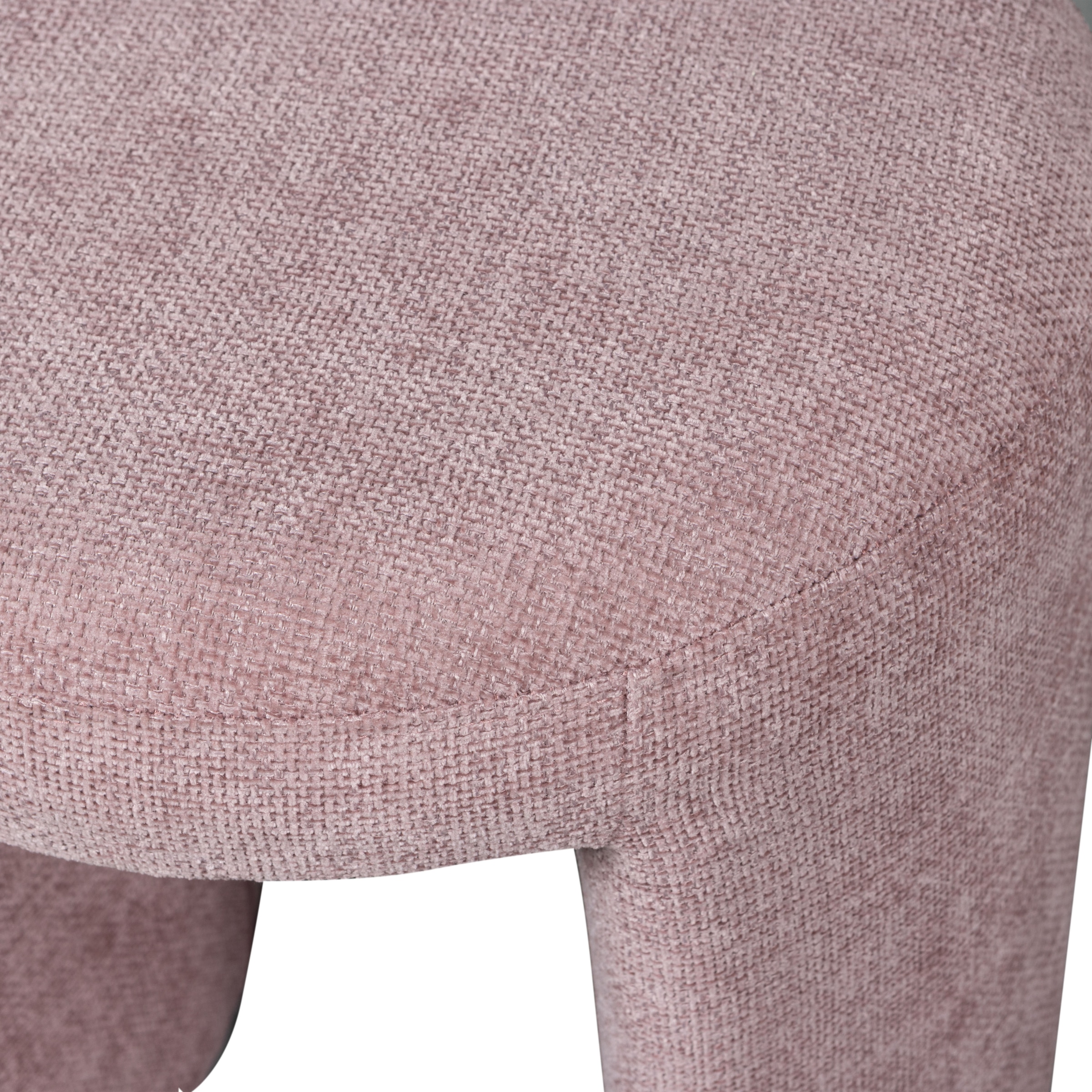 WOOOD Sitzhocker »Charlie kompakte Form, vollständig gepolstertes B 45 x T 45 x H 47 cm« Sehr hohe Verschleißfestigkeit, Tragkraft 100 kg, mittlere Sitzhöhe