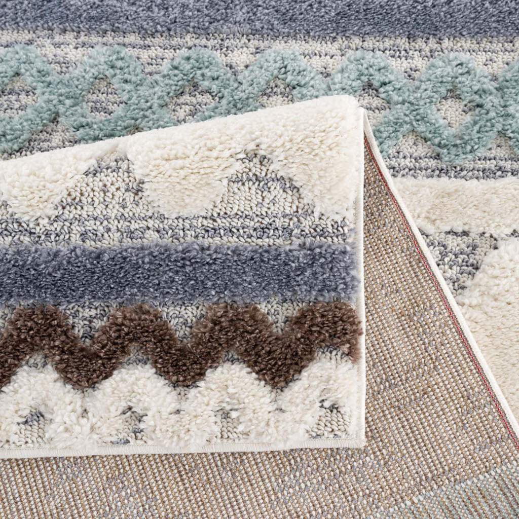 Carpet City Hochflor-Läufer »Focus«, rechteckig, Boho-Teppich, besonders weich, 3D-Effekt