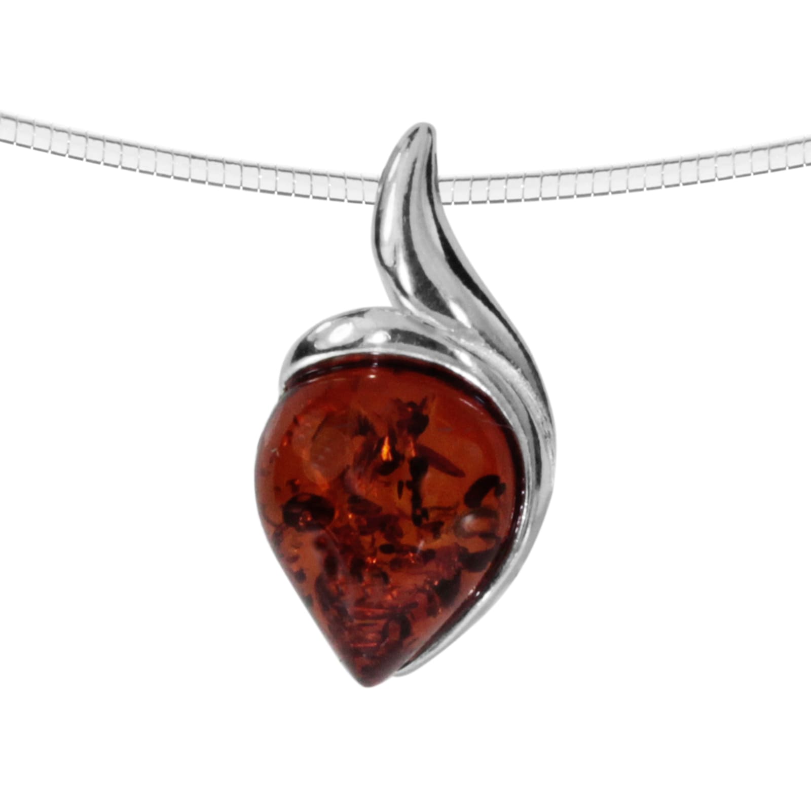 Halsreif OSTSEE-SCHMUCK "Ostsee-Schmuck Halsreif mit Anhänger Gleiter-Maren" Gr. 42, silber, Halsketten, Damen, 42cm, Silber 925 (Sterlingsilber), L: 42
