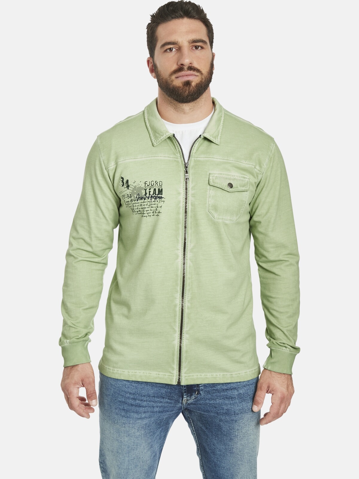 Jan Vanderstorm Sweatjacke "Sweatjacke FOLKWARD" günstig online kaufen