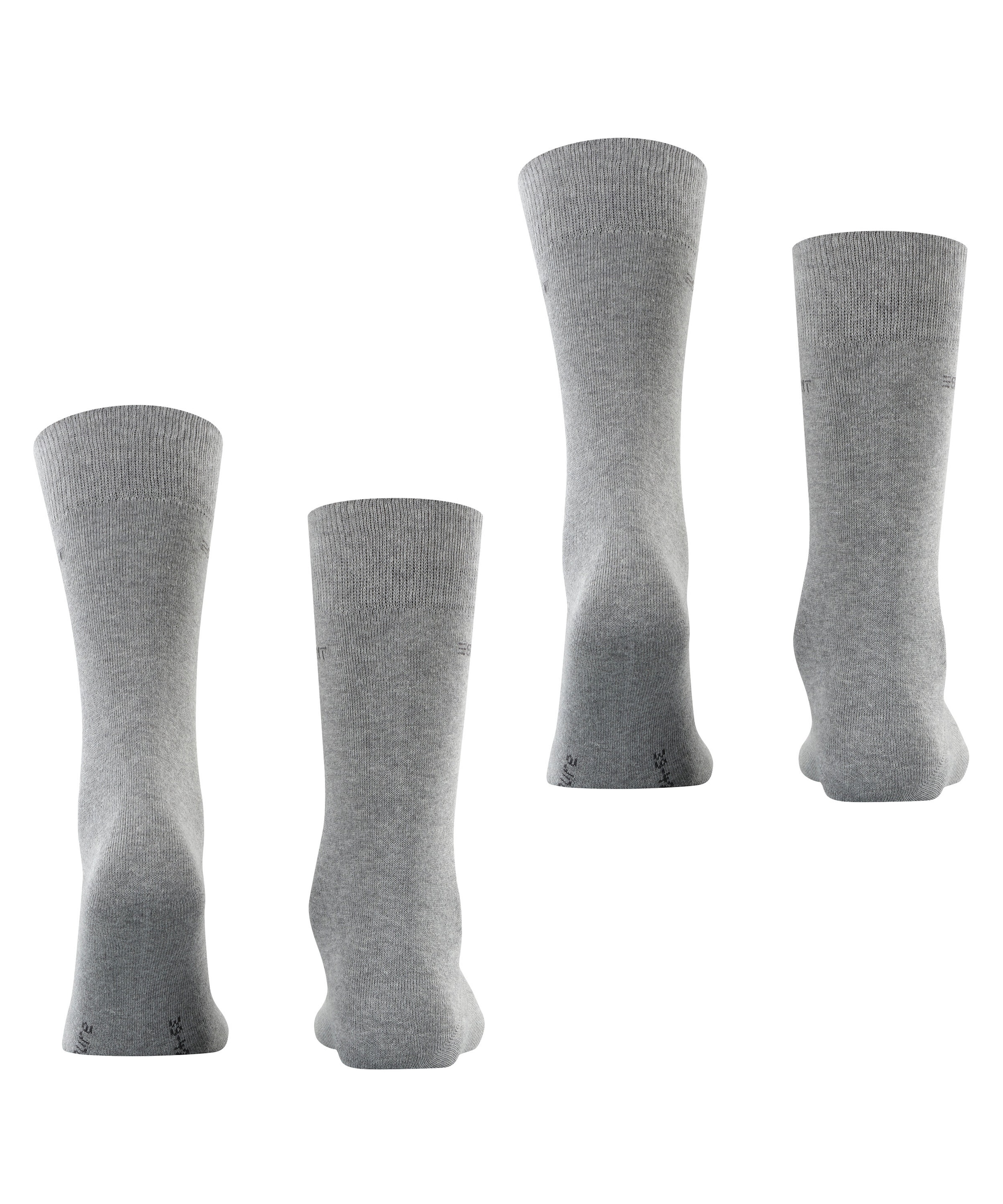 Esprit Socken »Basic Uni«, (2 Paar, 2er Pack), mit hohem Baumwollanteil atmungsaktiv