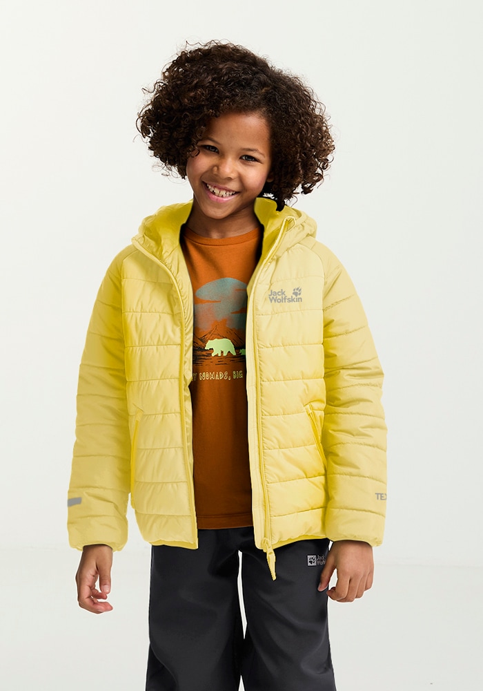 Jack Wolfskin Outdoorjacke »ZENON JKT KIDS«, mit Kapuze