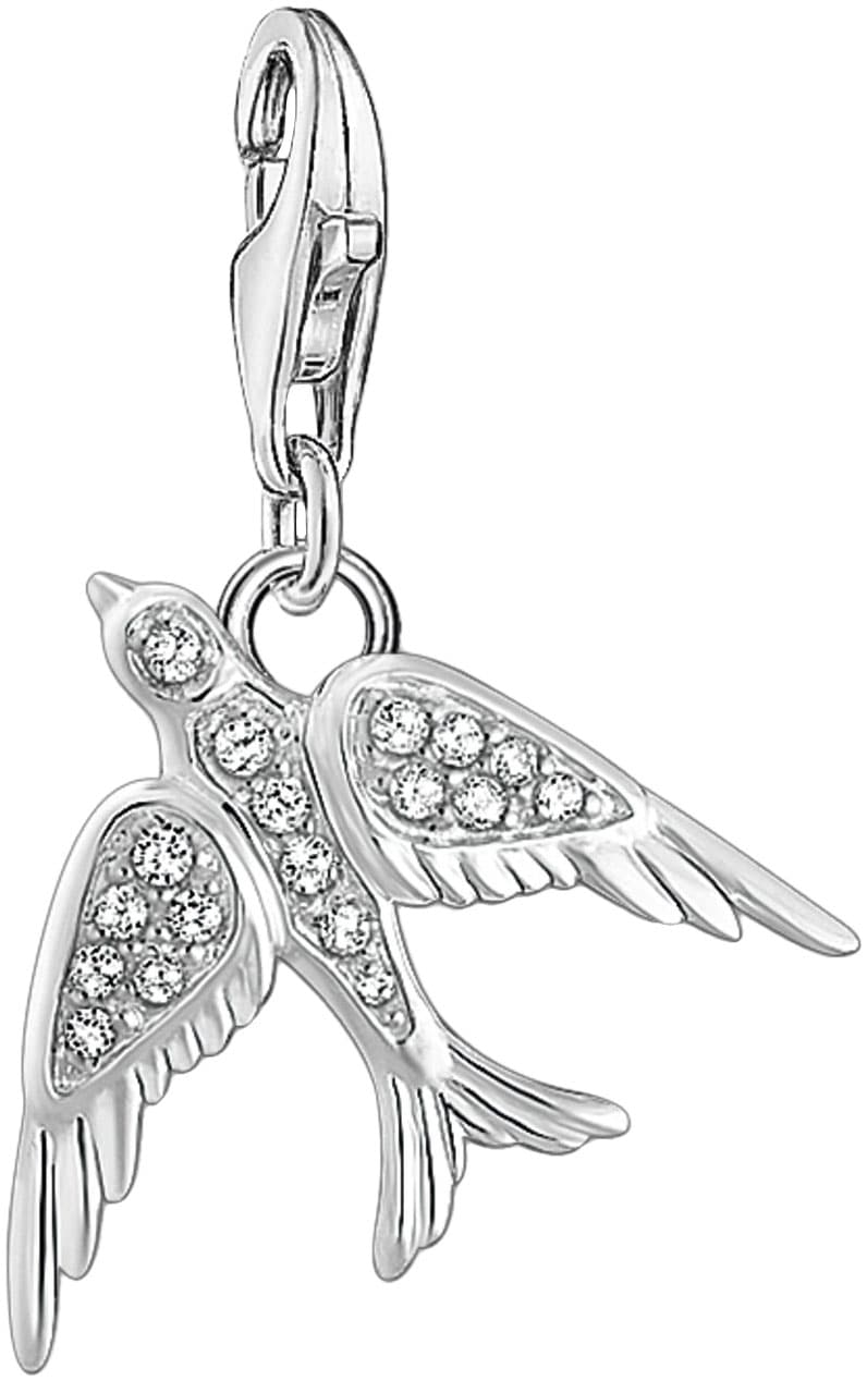 THOMAS SABO Charm-Einhänger »Vogel, 1857-051-14«, mit Zirkonia (synth.)