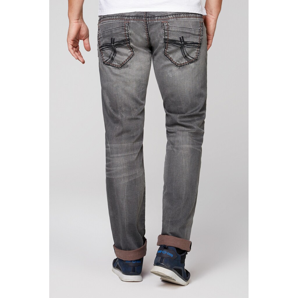 CAMP DAVID Comfort-fit-Jeans, mit Stretch-Anteil