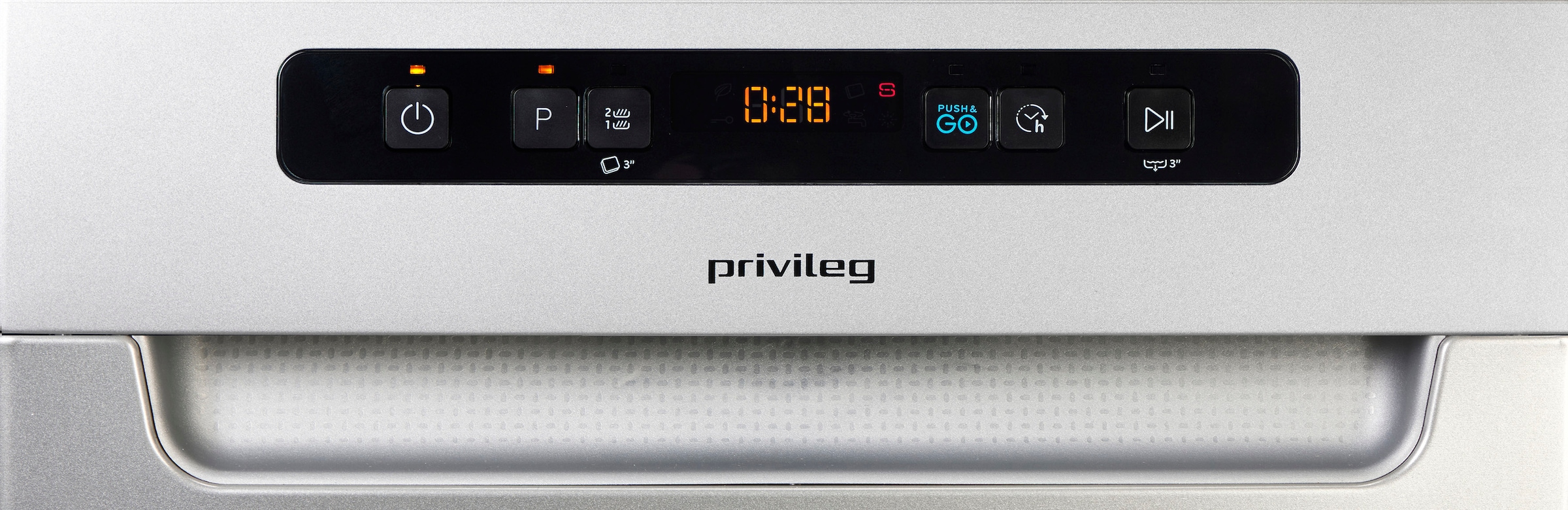 Privileg Unterbaugeschirrspüler »PV2UC10BS7A0S«, 10 Maßgedecke, Auto Door - automatisches Türöffnungssystem (abschaltbar)