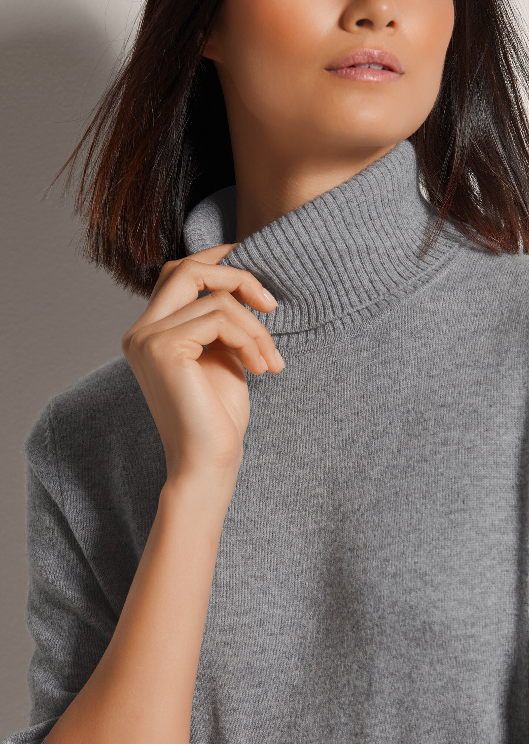 MADELEINE Longpullover »Pullover Kaschmirpullover mit Rollkragen«