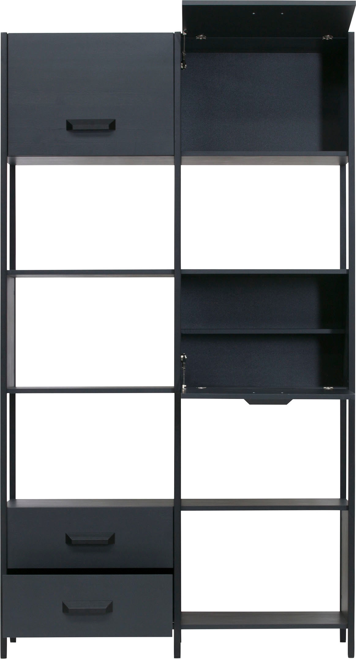 Thumbnail - WOOOD Regal "Legacy", mit Schubladen, H 221 cm x B 125 cm