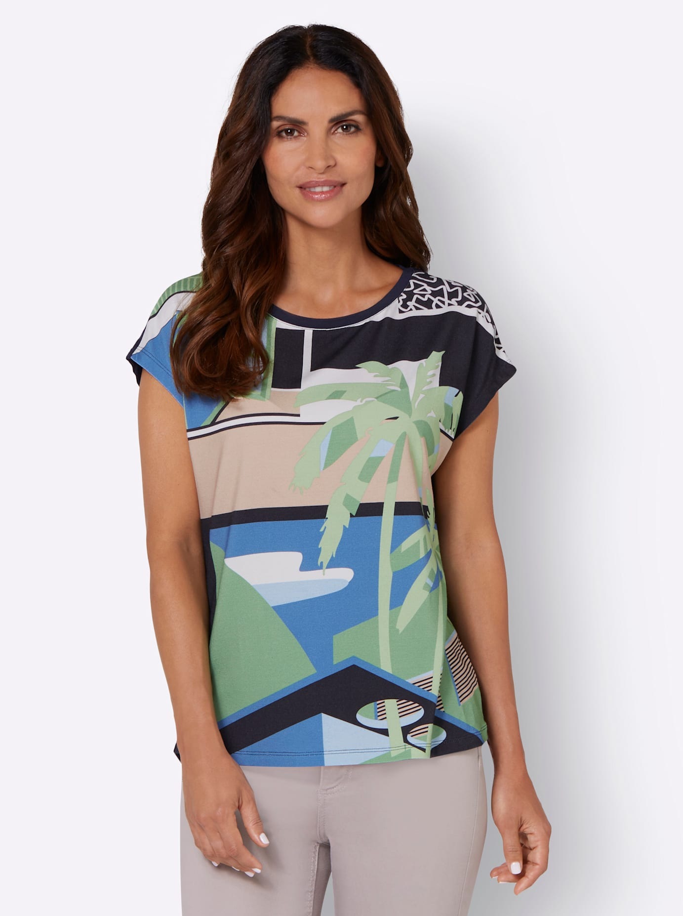 Inspirationen Print-Shirt "Druck-Shirt" 1 Stk. tlg. günstig online kaufen