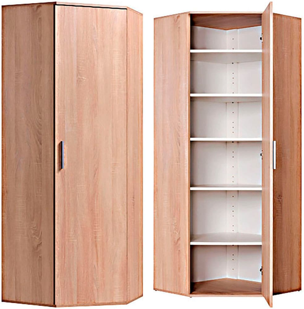 Procontour Mehrzweckschrank "Eckschrank Clara" Höhe 167cm, mit variabel verstellbaren Einlegeböden