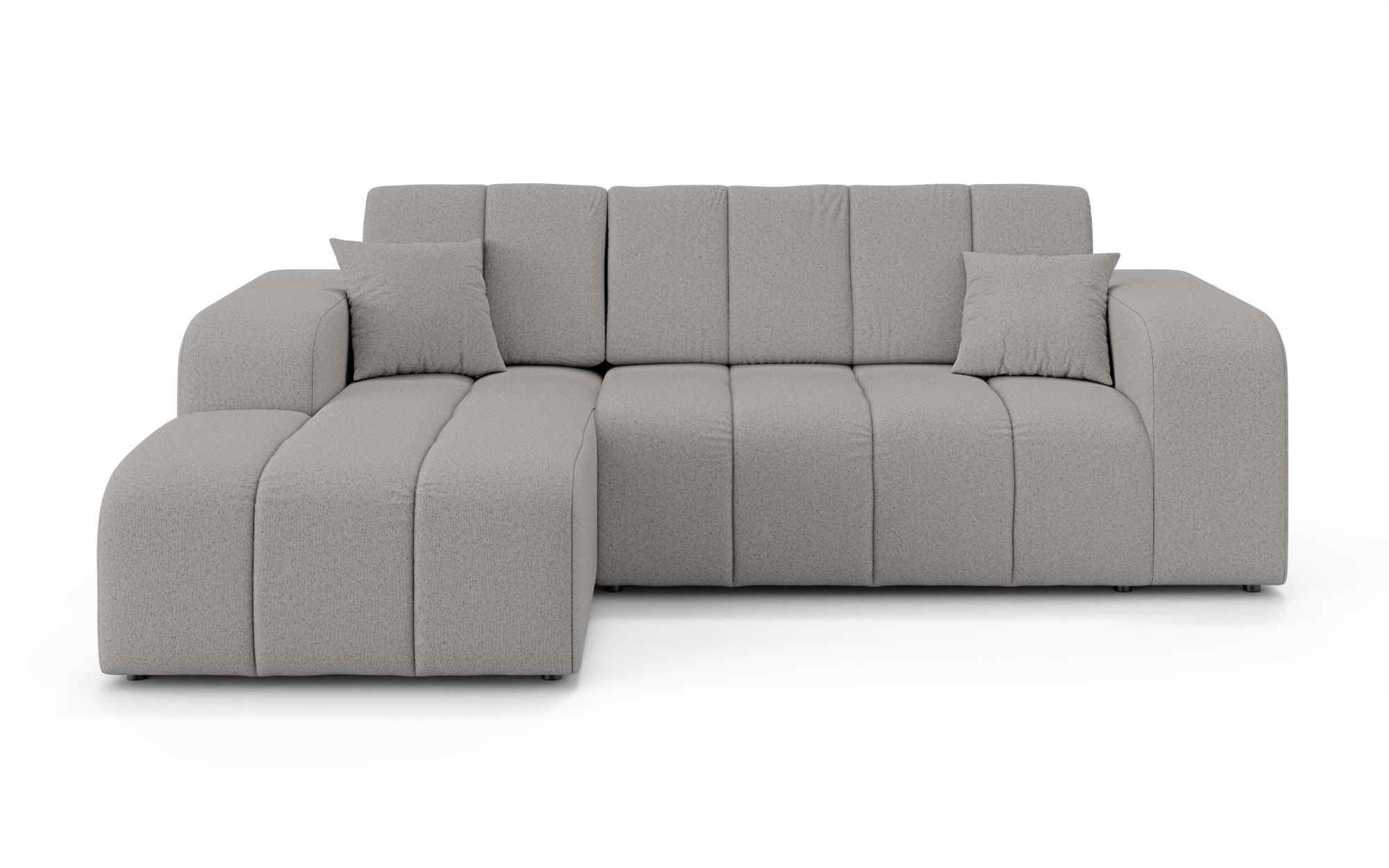 INOSIGN Ecksofa »CASSY L-Form, Schlafsofa mit Bettkasten, Maße B/T/H: 245/165/88 cm«, mit 2 Rückenkissen, Recamiere rechts oder links bestellbar