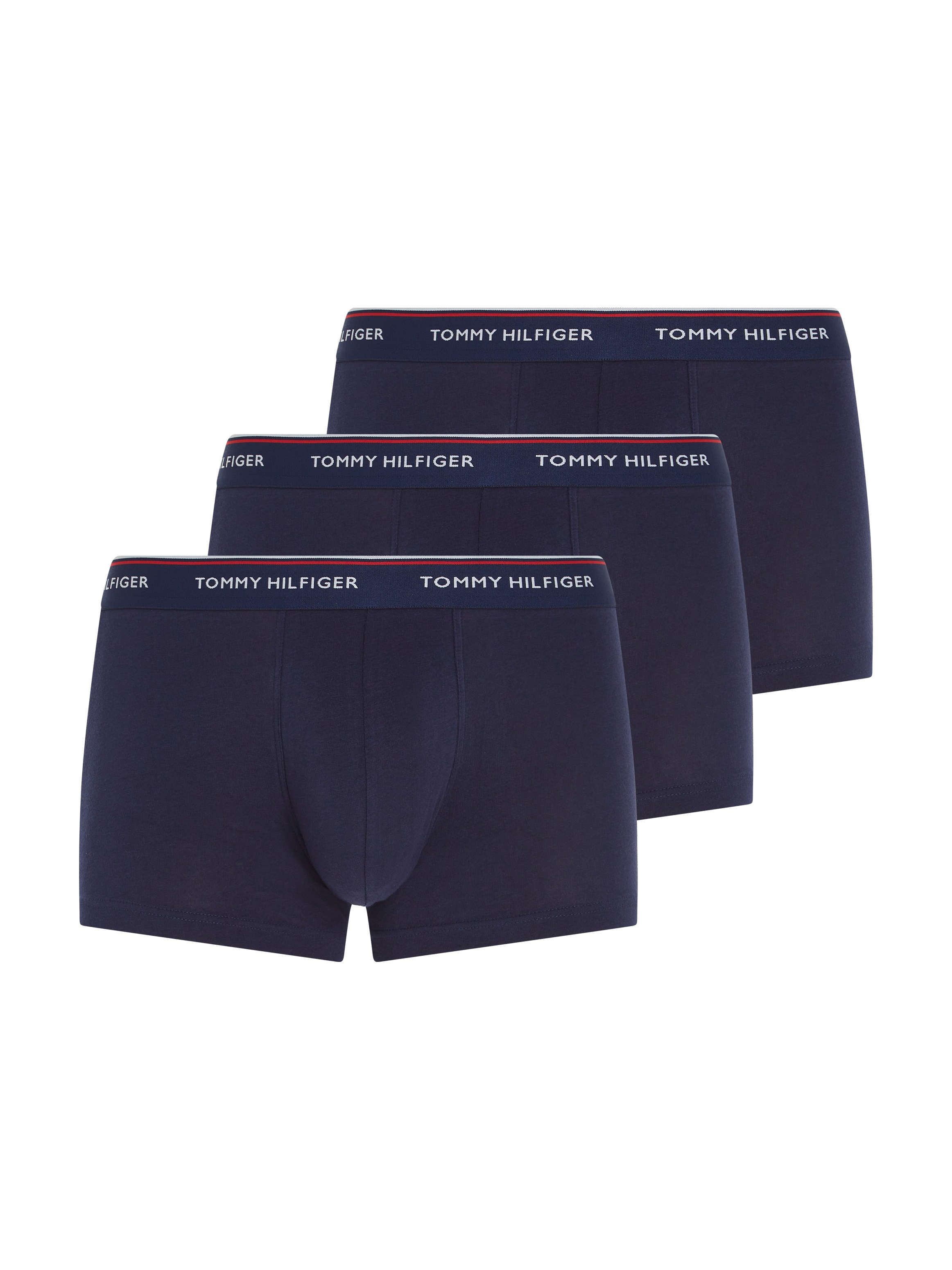 Tommy Hilfiger Underwear Trunk "3P LR TRUNK", (Packung, 3 St., 3er-Pack), mit Logo-Elastikbund