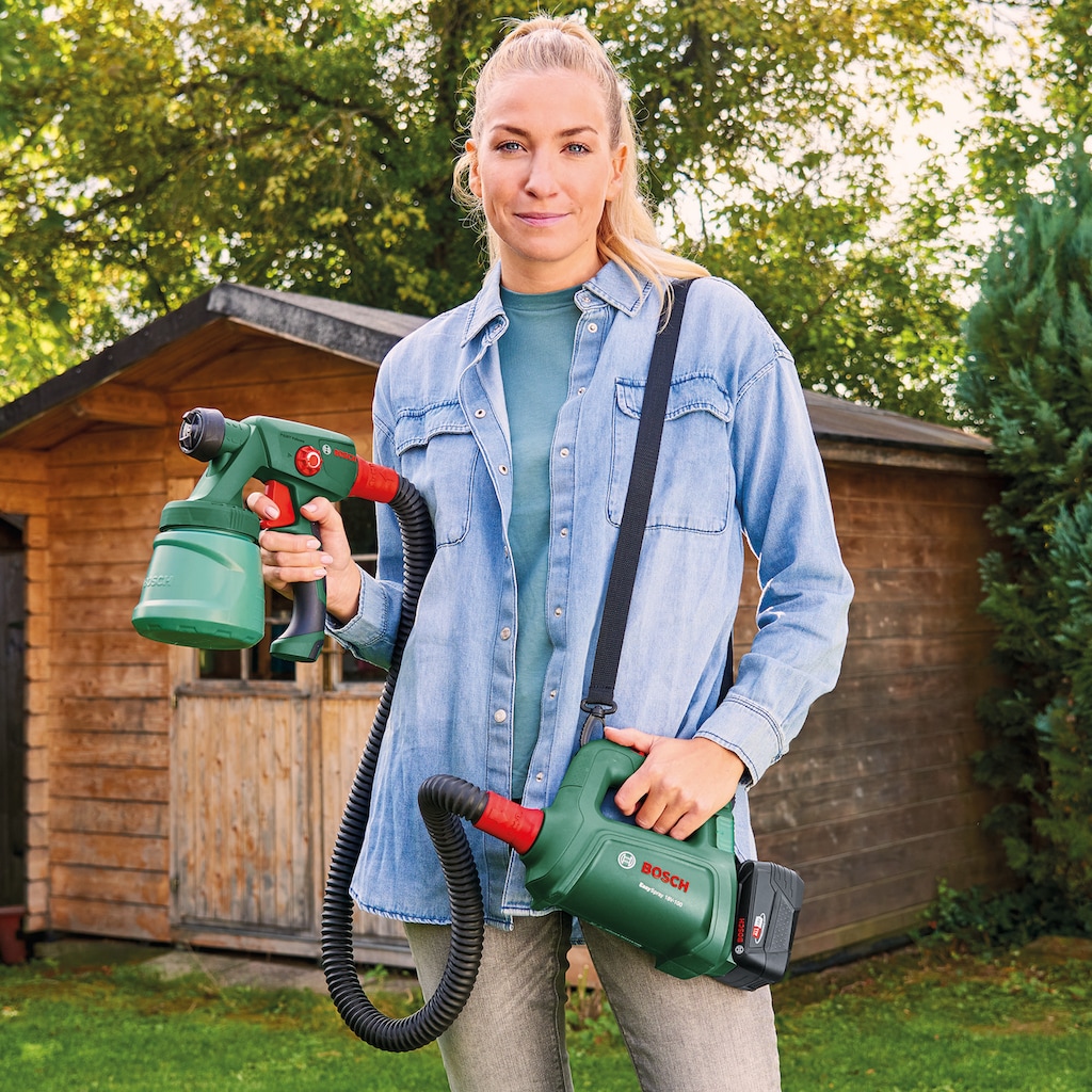 Bosch Home & Garden Farbsprühgerät »Easyspray 18V-100«, ohne Akku und Ladegerät