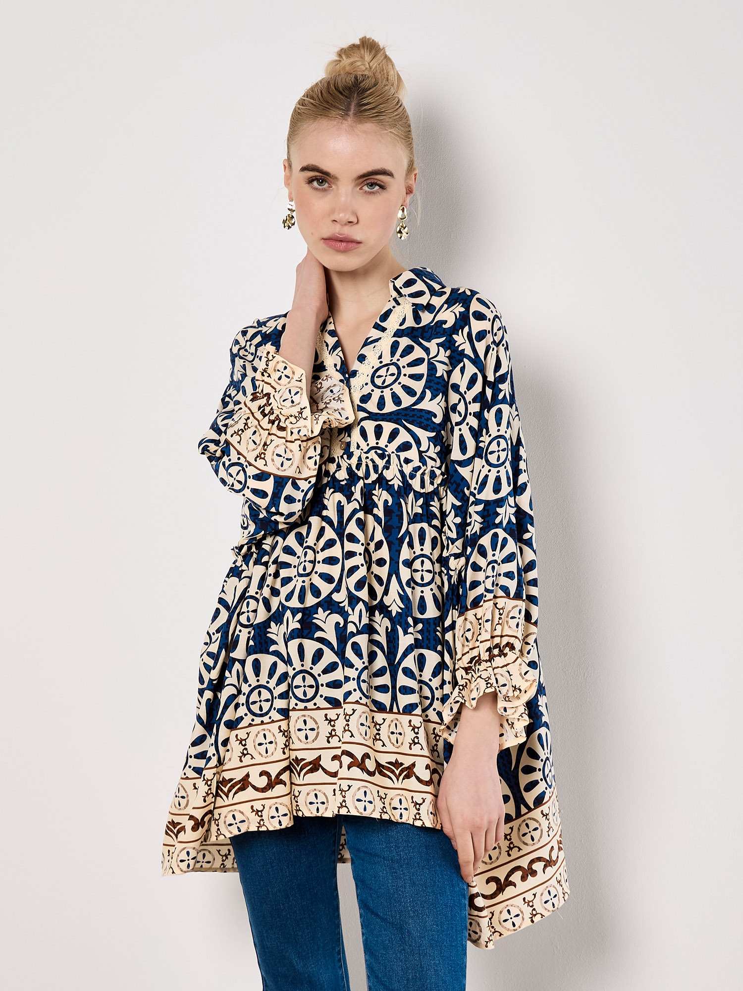 Apricot Hemdbluse »Bluse« in Oversized