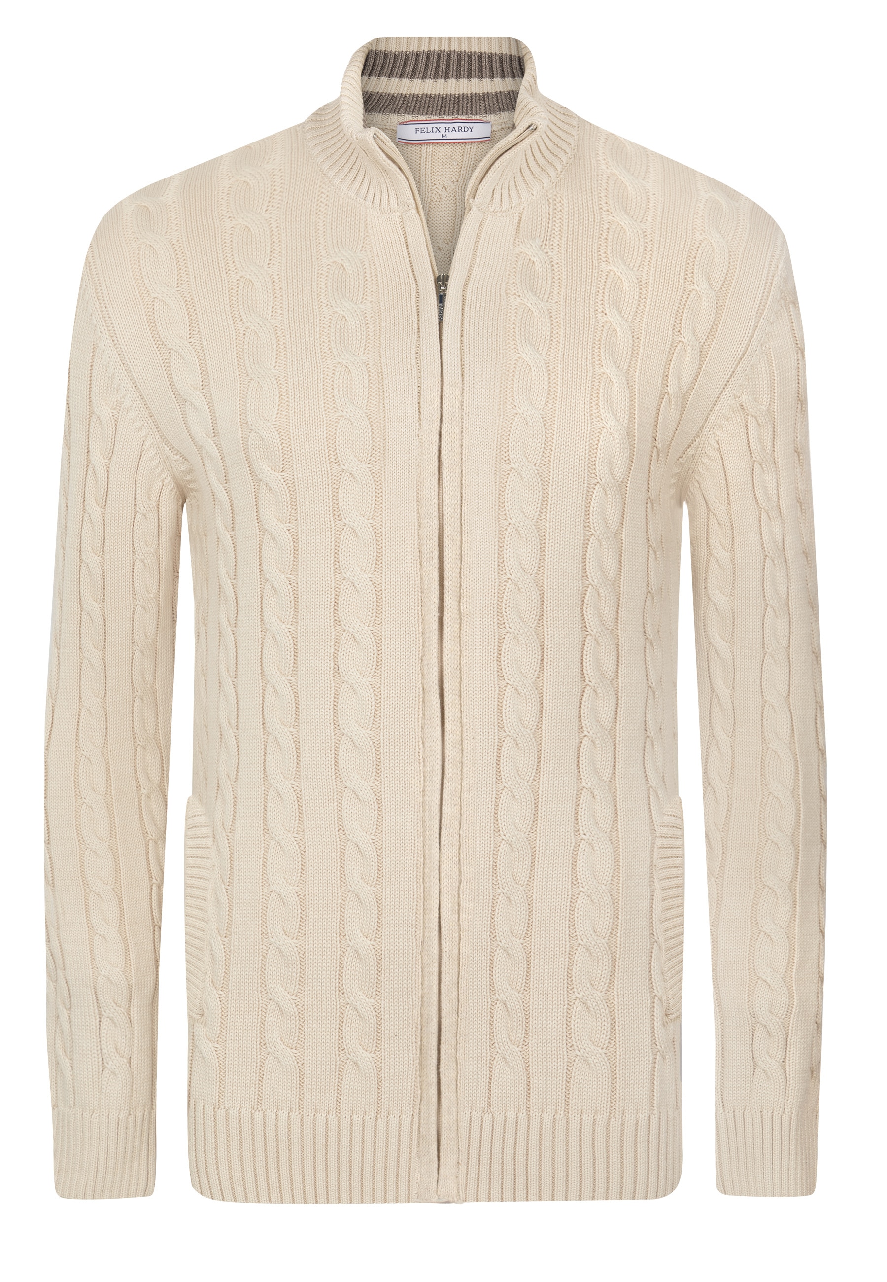 Felix Hardy Strickjacke »Strickjacke mit Zopfmuster«