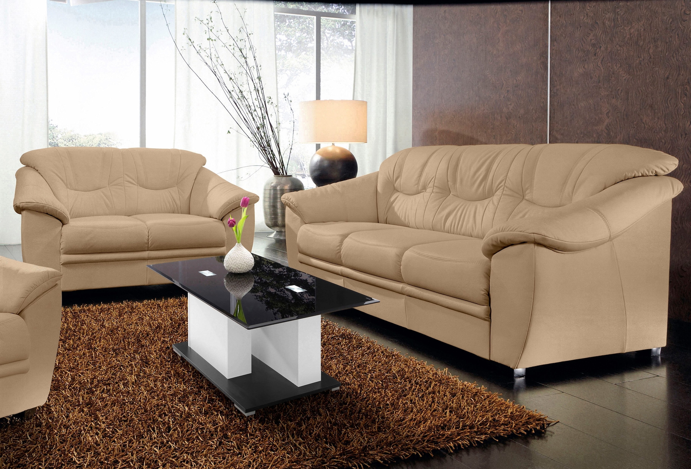 sit&more Polstergarnitur "Savona, B: 148 bzw. 198 cm", Set: 2- & 3er-Sofa, günstig online kaufen