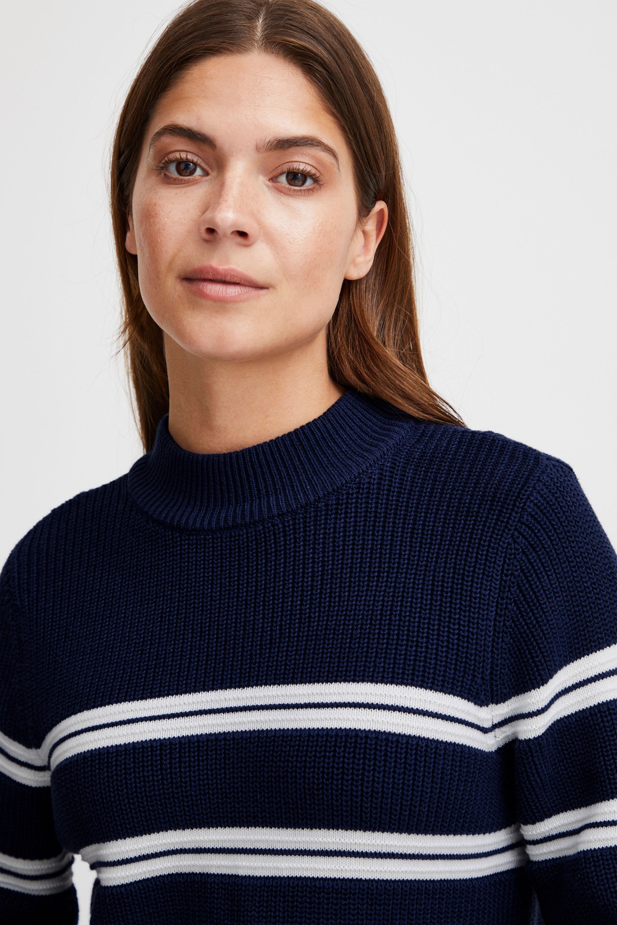 fransa Strickfleece-Pullover »Strickpullover FRFilipa«