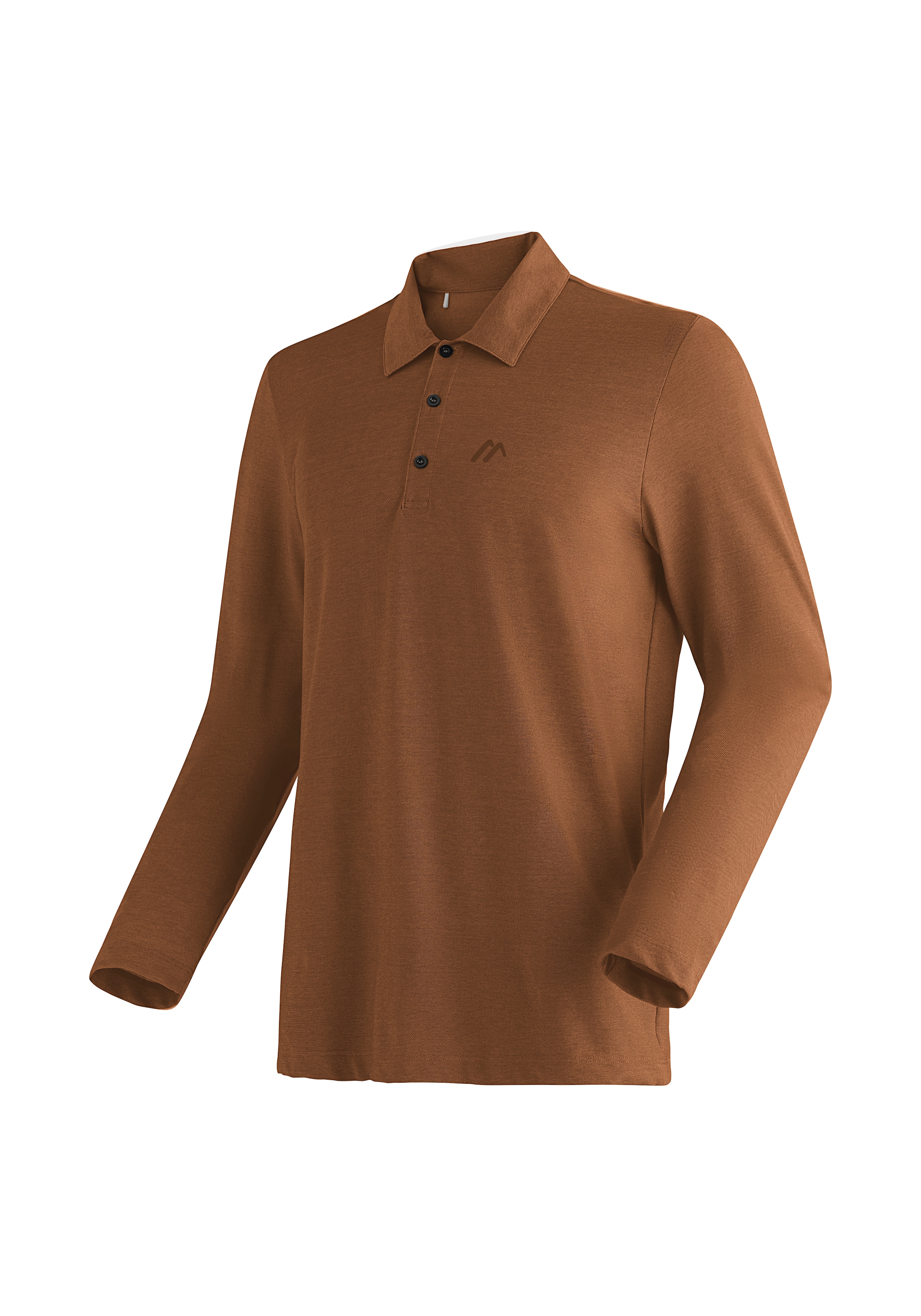 Maier Sports Langarm-Poloshirt "Long Pique Polo M"