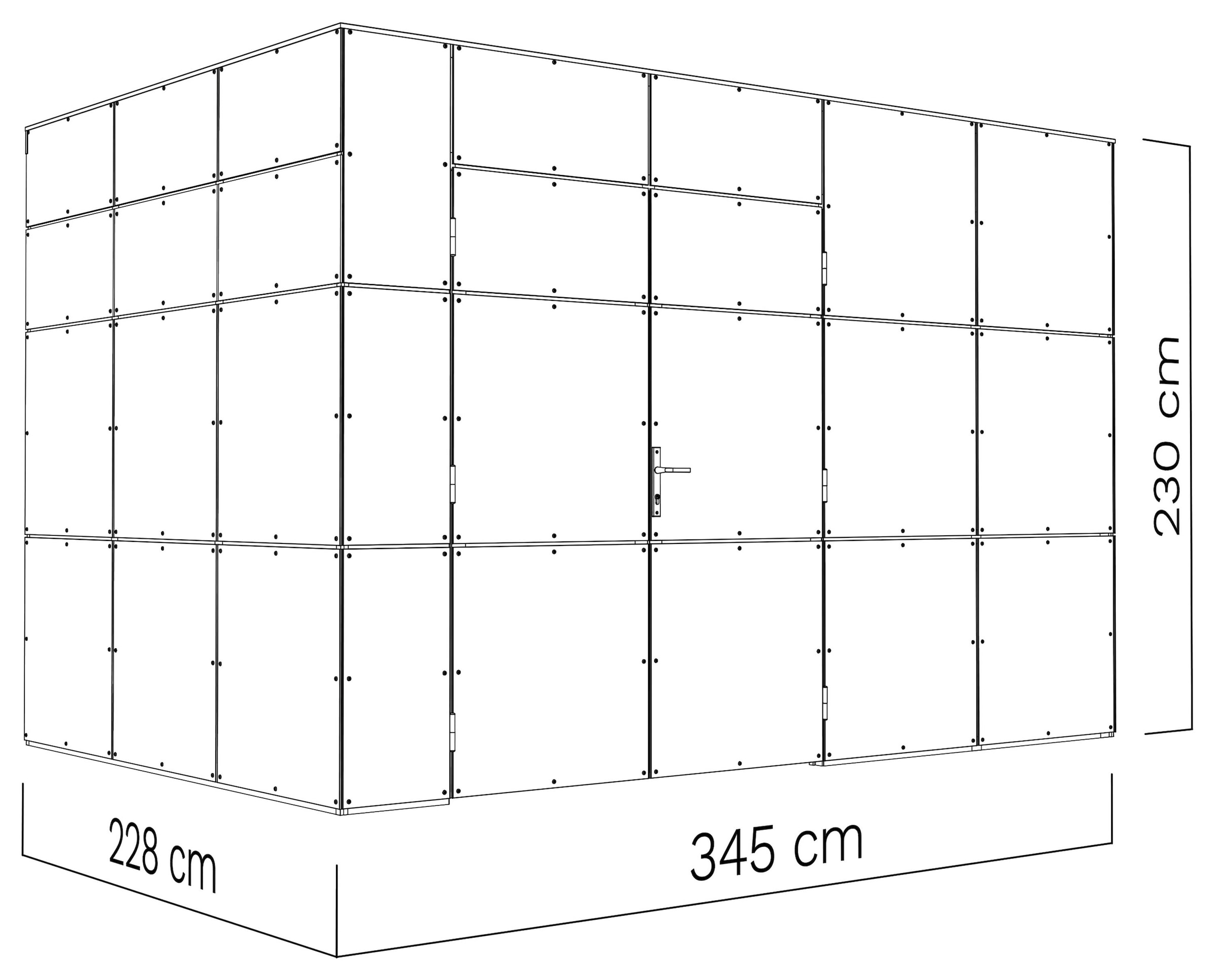 BERTILO Gartenhaus »HPL 2«