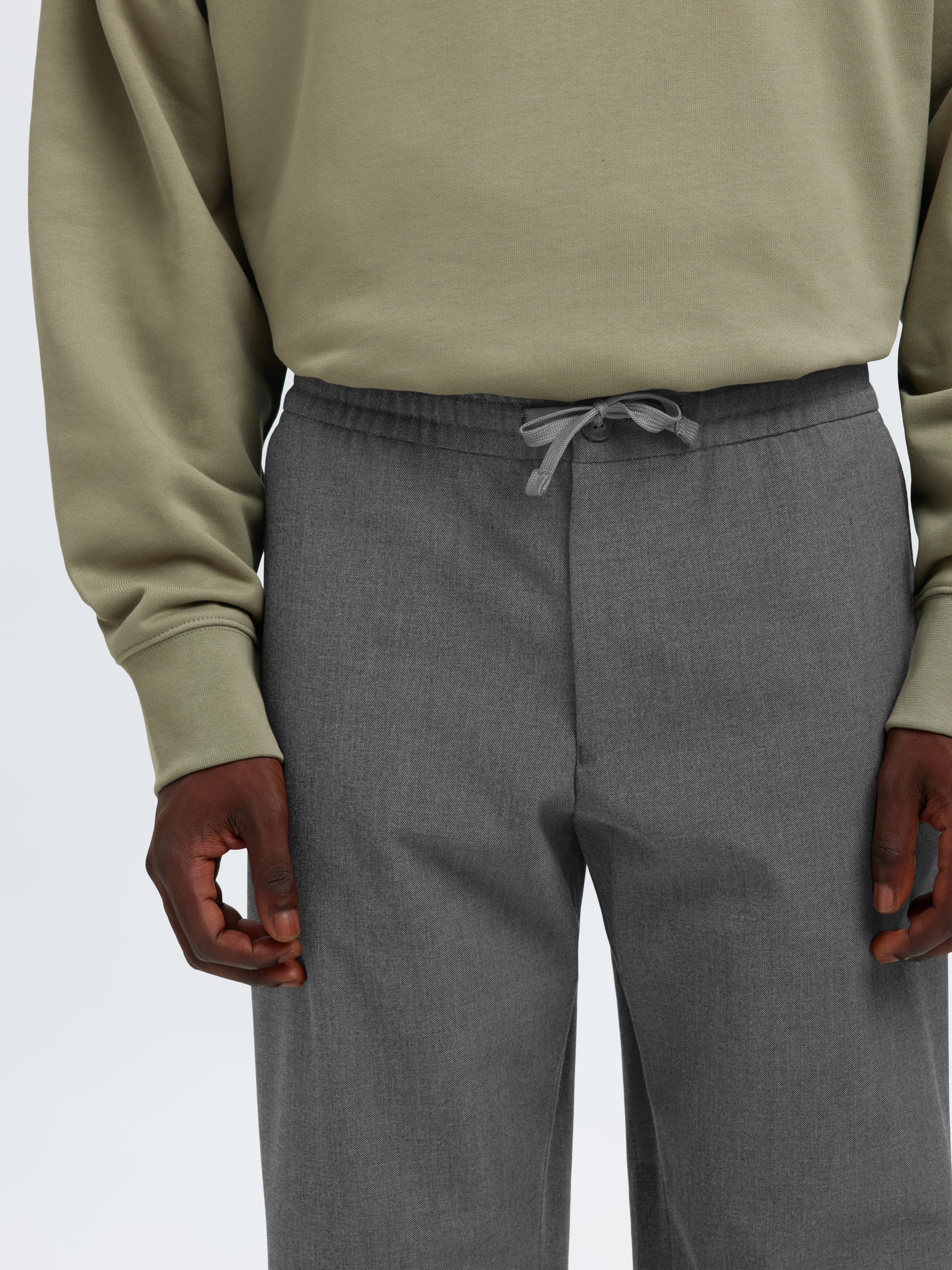 SELECTED Schlupfhose »SLH196-STRAIGHT ROBERT STRING PANT NOOS«  Materialmix, straight fit