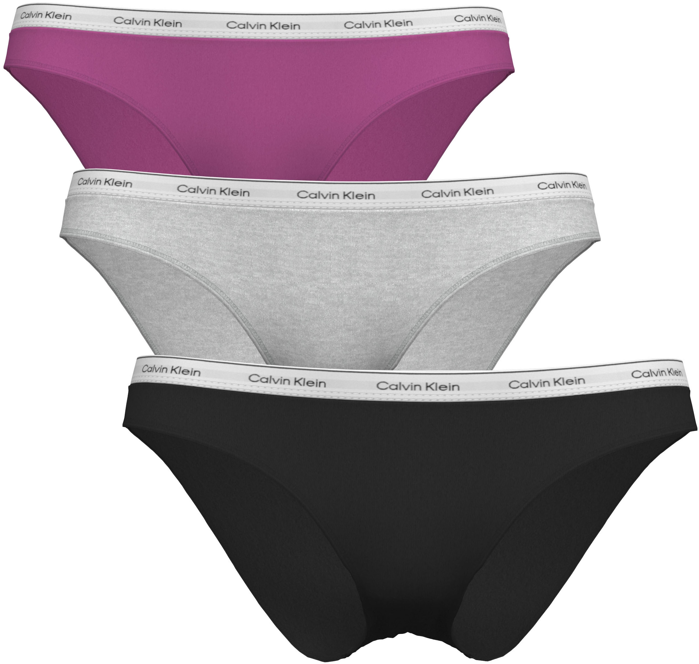 Calvin Klein Underwear Bikinislip "BIKINI 3PK" Packung, 3er-Pack, Körpernah günstig online kaufen